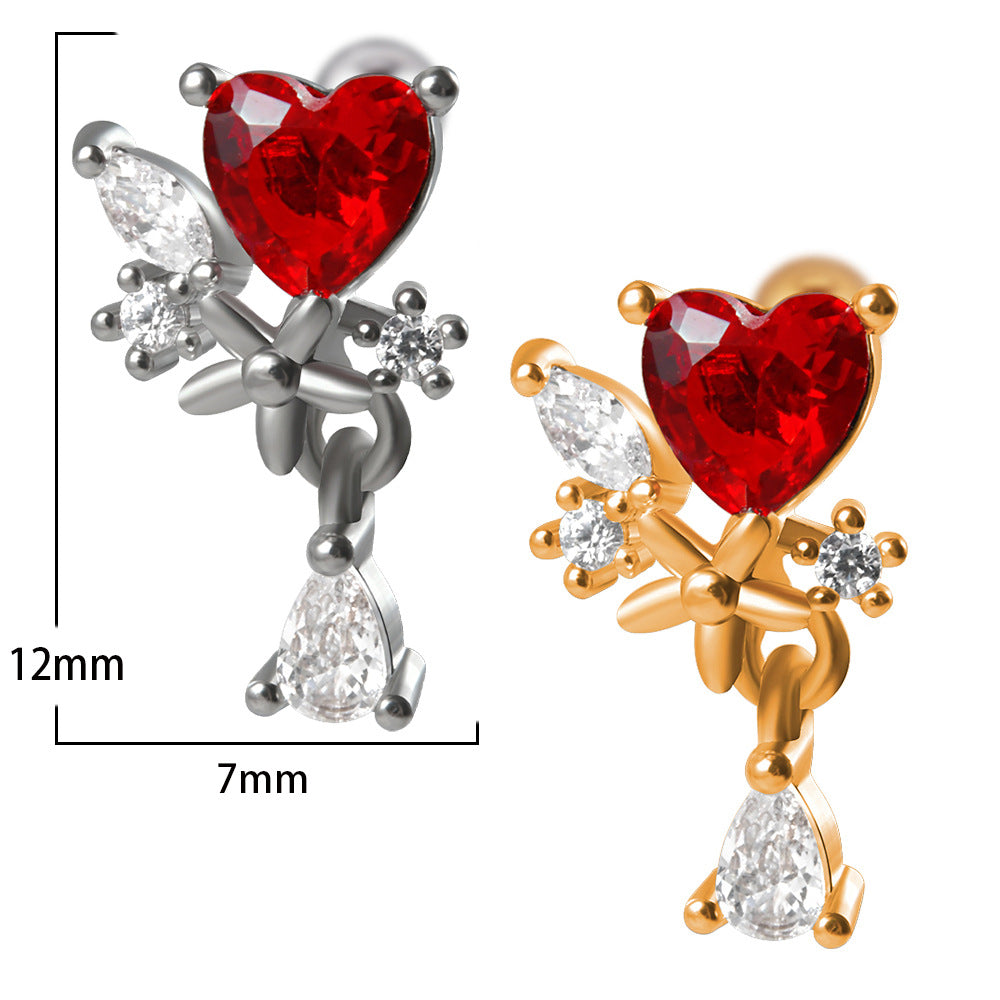 20G Cartilage Earring Stud Bat Piercings Cloud Rain Helix Studs - Hypoallergenic Stainless Steel Ear Jewelry for Tragus, Helix, Conch Piercings | Perfect for Everyday Wear, Parties & Alternative Fashion