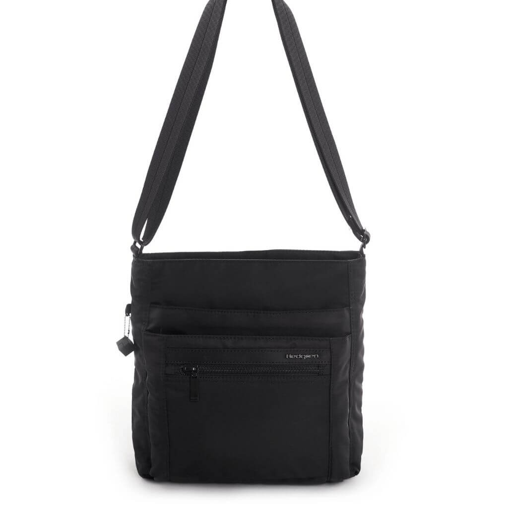 Hedgren Orva RFID Blocking Crossbody Bag for Women - Anti-Theft Secure Travel Purse - Perfect for Commuting, Shopping & Daily Essentials (Black)