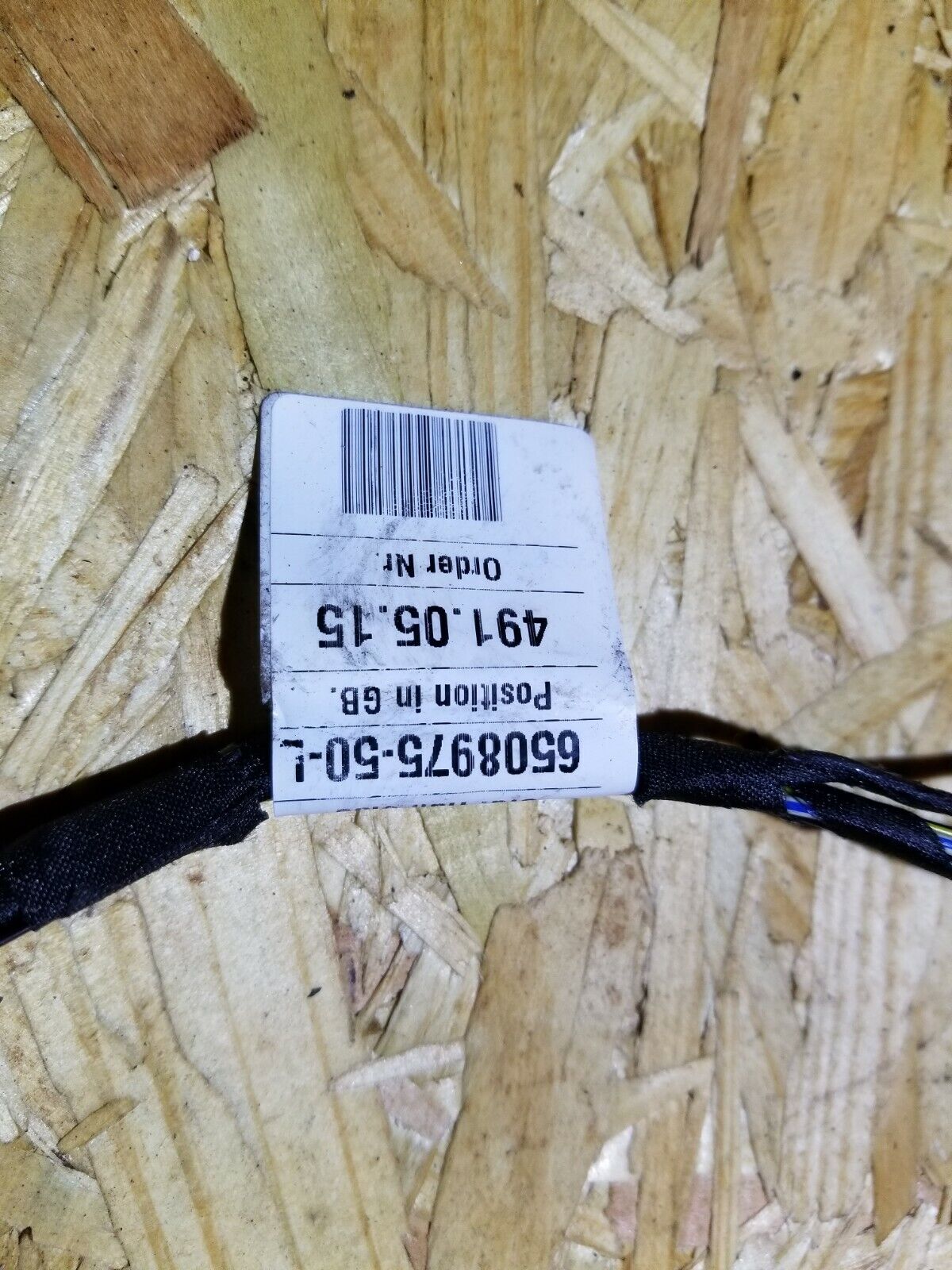 04-07 BMW 530xi E60 Left Driver Side Rear Door Wire Harness - OEM Replacement Part for Car Electrical System Repair | Perfect for DIY Auto Maintenance & Vehicle Restoration Projects
