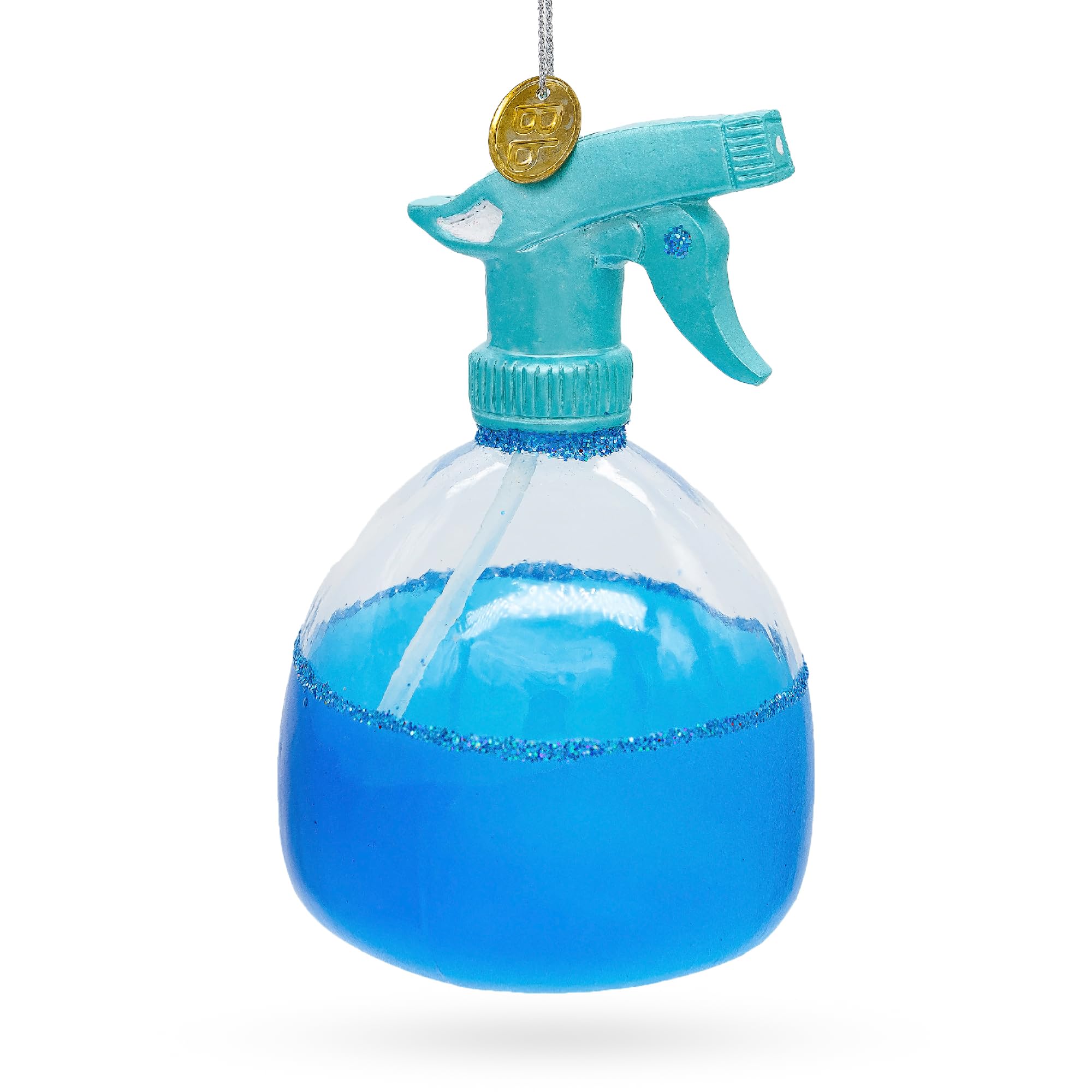 Premium Handy Window Cleaning Spray - Blown Glass Christmas Ornament for Holiday Tree Decor - Perfect for Home, Office & Gift Giving