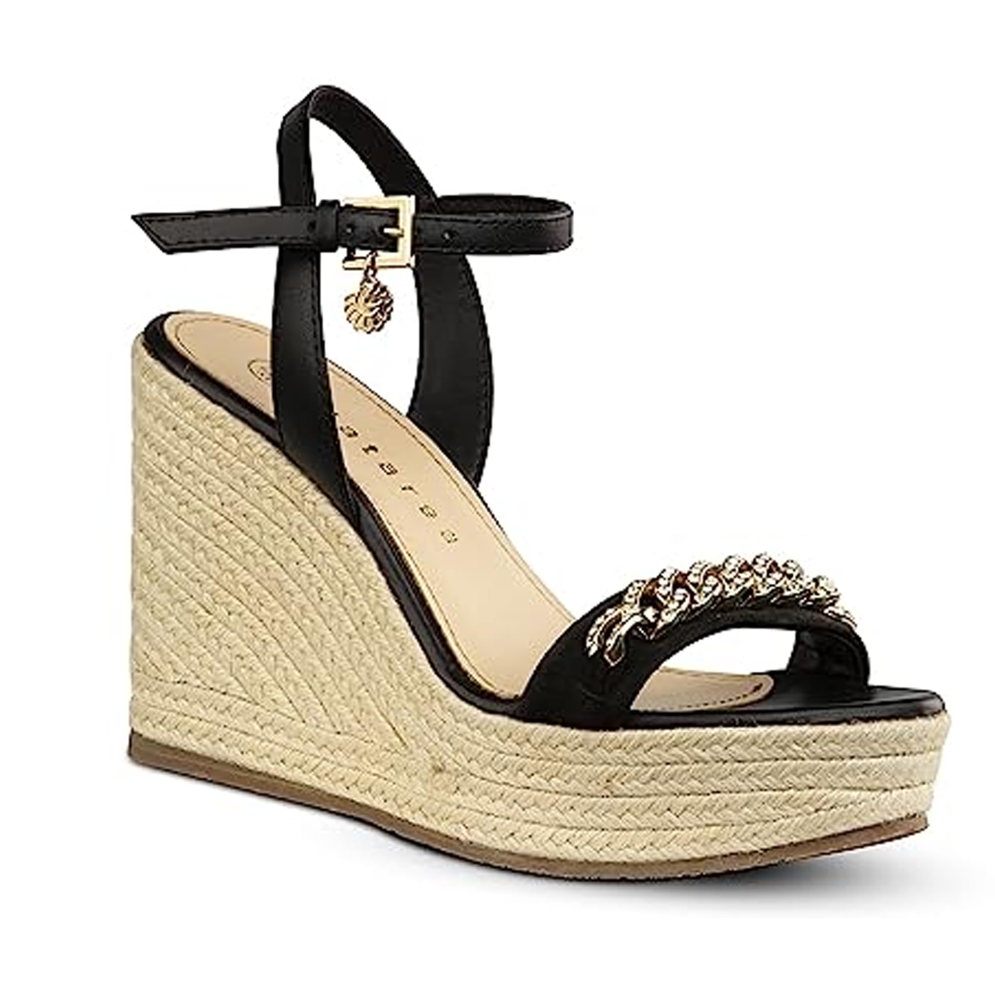 JATAREA Women's Leather Wedge Sandals - Comfortable Summer Casual Shoes for Beach, Vacation & Everyday Wear