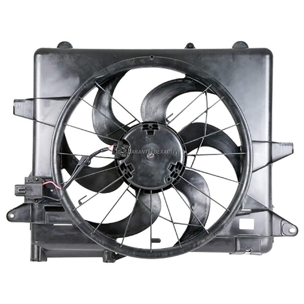 2005-2011 Ford Mustang Condenser & Radiator Cooling Fan Assembly - OEM Replacement Part 19-20204AN | High Performance Cooling for Hot Weather & Heavy Traffic Driving