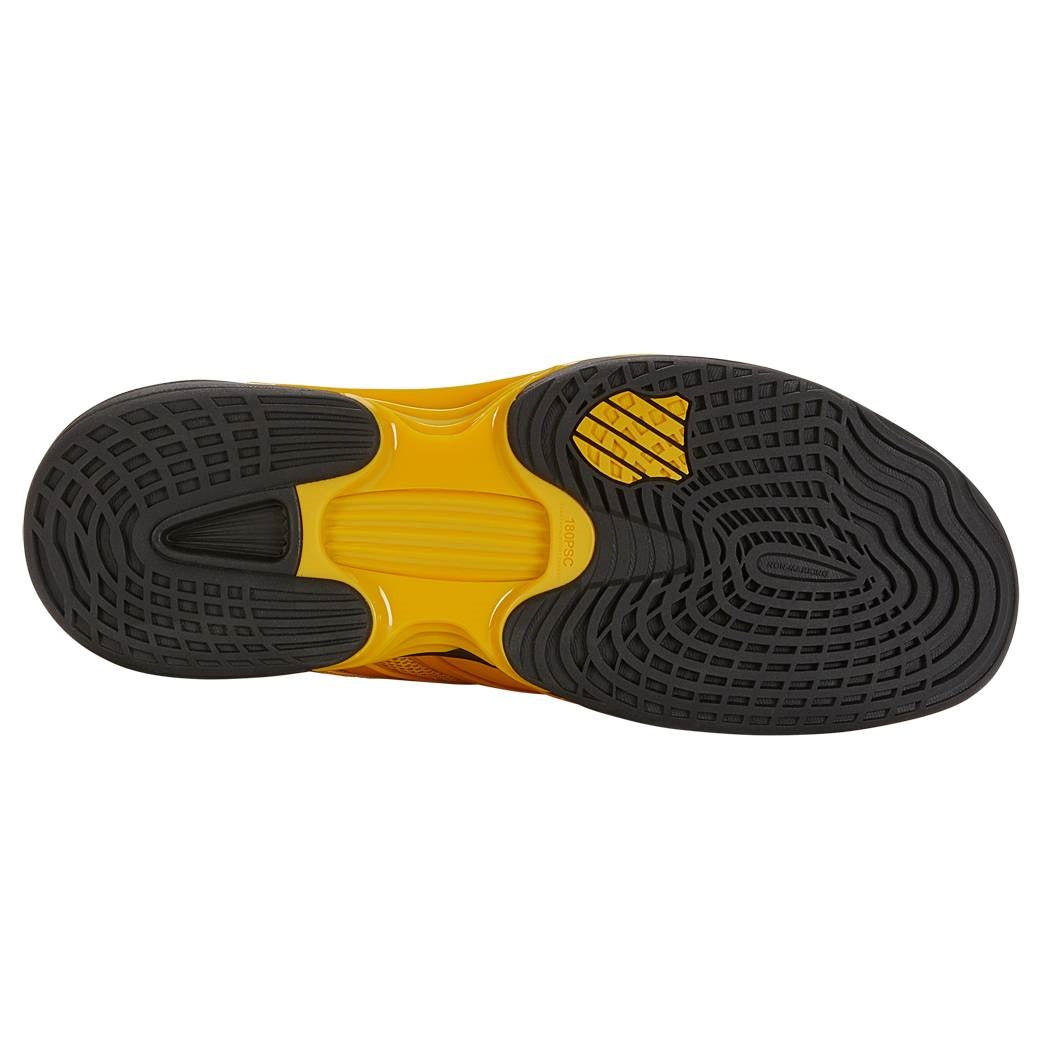 K Swiss SpeedTrac Men's Tennis Shoes - Lightweight Performance Court Shoes for Men in Yellow/Black | Ideal for Tennis, Pickleball & Casual Wear