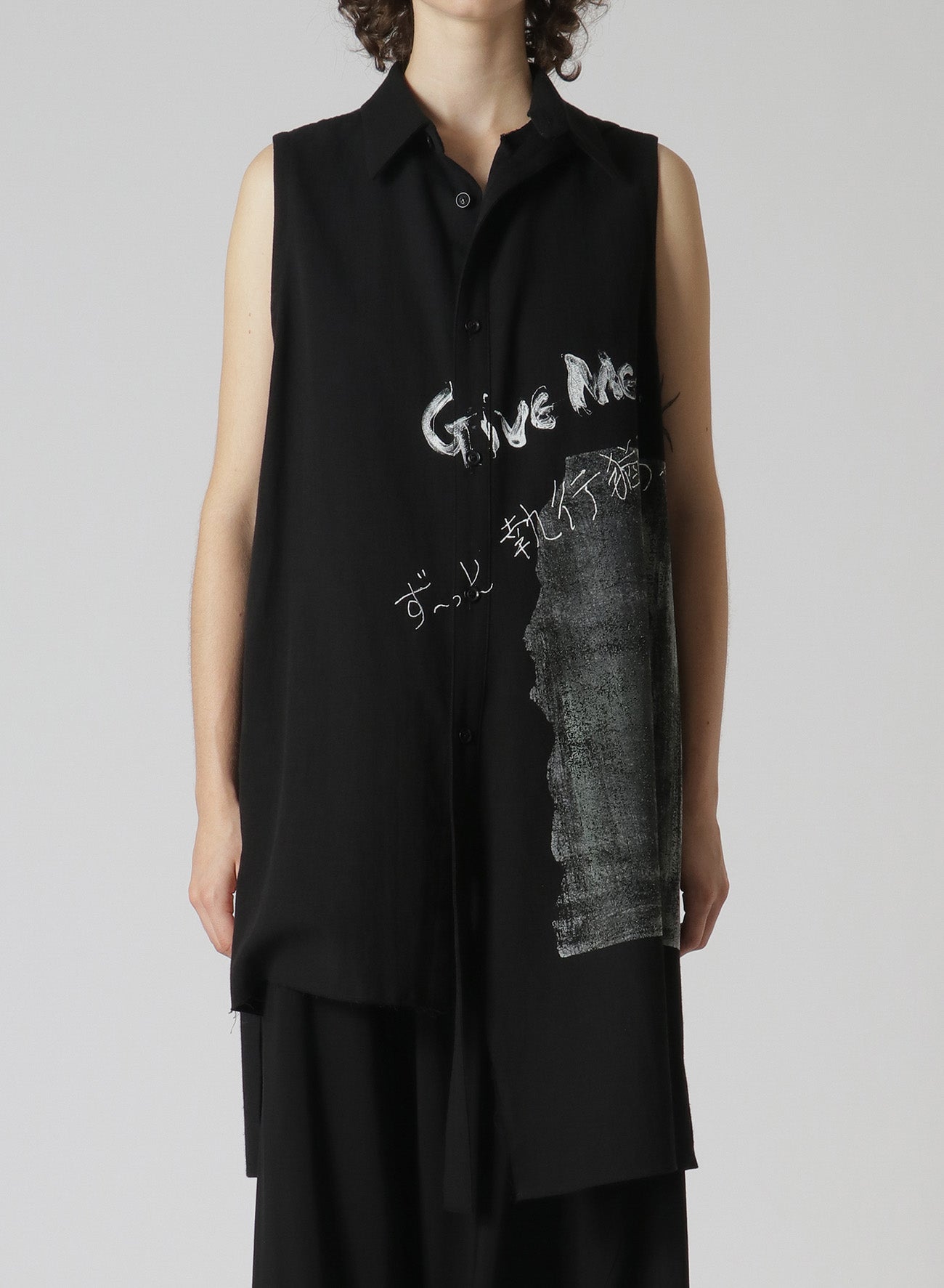 Stylish Cotton Linen Gabardine Printed Asymmetrical Sleeveless Blouse for Women - Perfect for Summer Outfits, Beach Wear & Casual Occasions