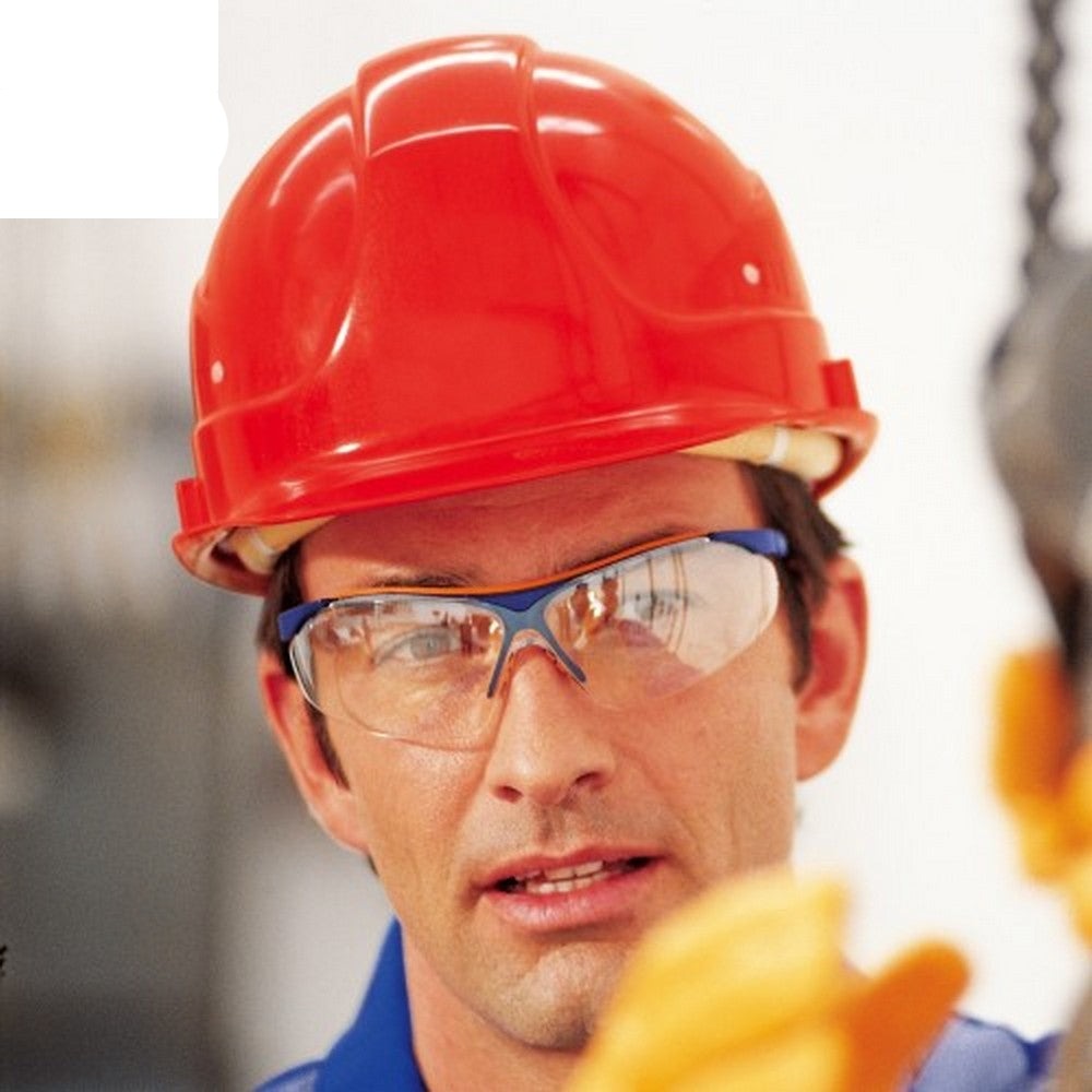 Uvex I VO Clear Safety Glasses 9160 265 - ANSI Z87.1 Certified Protective Eyewear for Construction, Woodworking & Lab Work