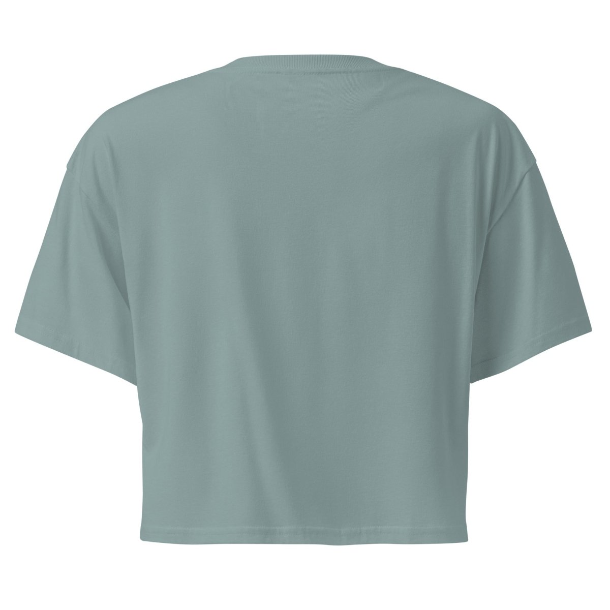 JUST FOR TODAY - Women's Cropped Affirmation T-Shirt | Positive Message Tee | Motivational Gift for Her | Gym, Yoga & Everyday Wear