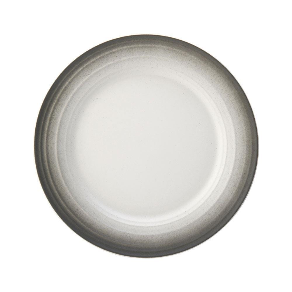 Swirl Ombre Graphite 16-Piece Dinnerware Set - Service for 4 | Elegant Stoneware Plates, Bowls & Mugs | Perfect for Family Dinners, Dinner Parties & Home Decor