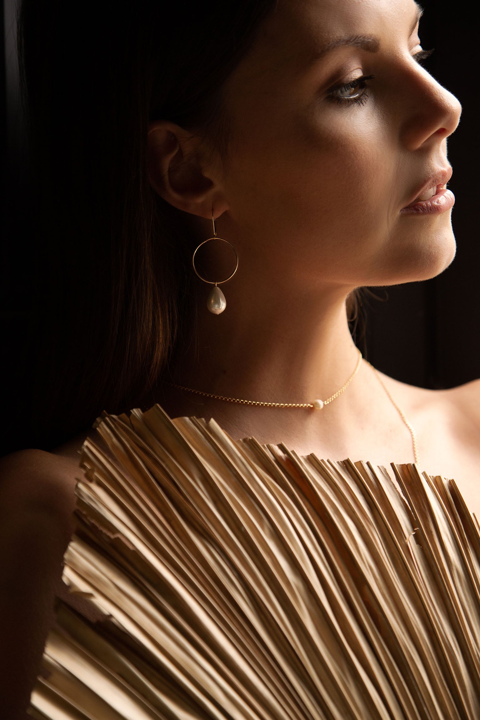 Elegant Gold Pearl Earrings for Women - Classic Signature Jewelry for Parties, Weddings & Special Occasions