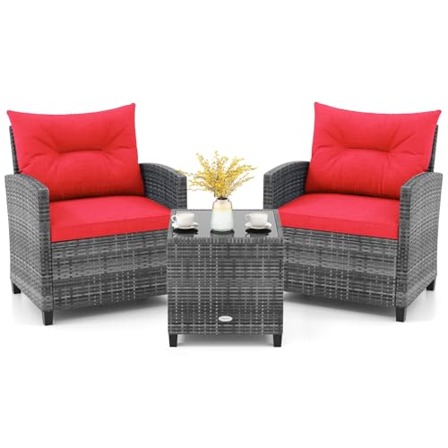 Mix Grey- Red Cushion