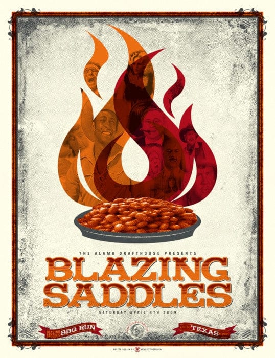 Blazing Saddles Bobby Dixon Movie Poster - Vintage Western Film Wall Art for Home, Office & Theater Decor