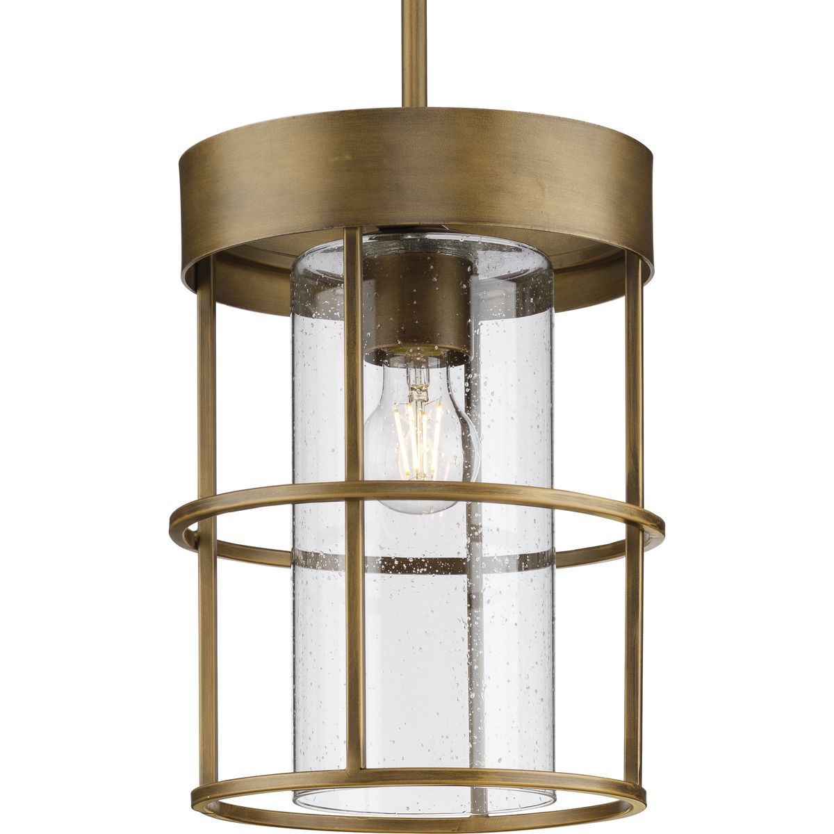 Burgess Collection One Light Pendant - Modern Ceiling Light Fixture for Dining Room, Kitchen Island & Bedroom | Elegant Hanging Chandelier Lighting