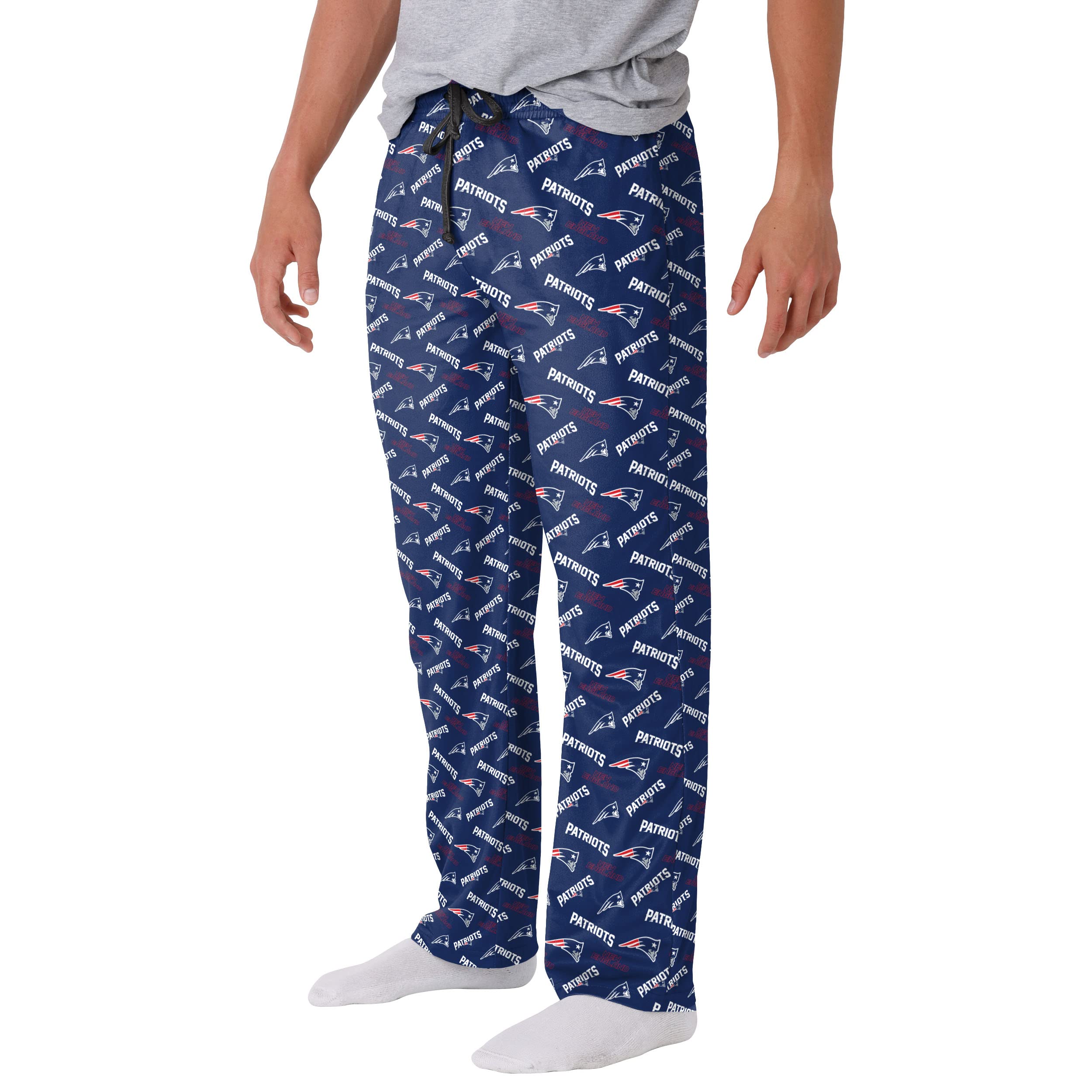 FOCO Men's NFL Team Logo Lounge Pants - Soft Fleece Sleep Pants for Football Fans - Perfect for Game Day, Lounging at Home & Gifts