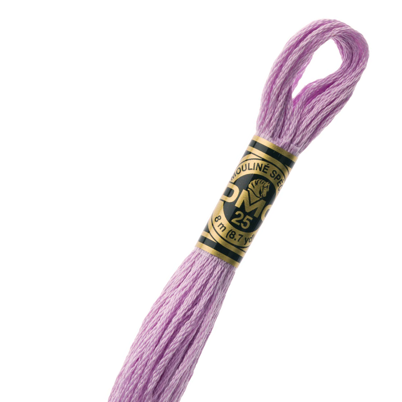 DMC 153 Cotton Embroidery Floss - 6 Stranded Premium Thread for Cross Stitch, Needlework & Hand Embroidery - Perfect for DIY Crafts, Scrapbooking & Home Decor Projects