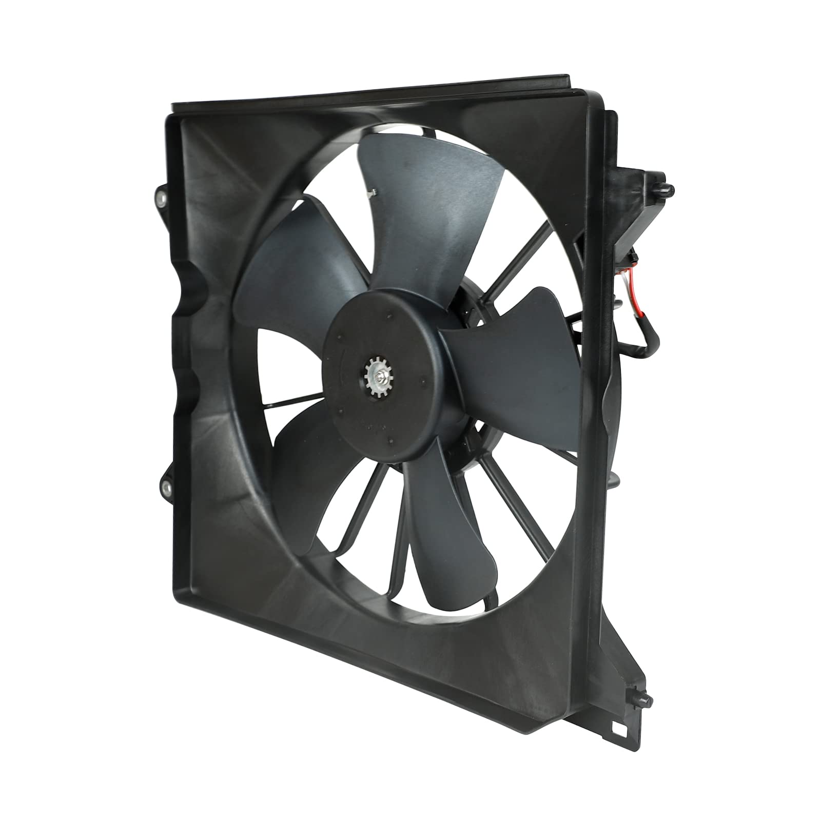 2-Pack AC Cooling Radiator Fan Assembly Left & Right Set Compatible with 2008-2012 Honda Accord 2.4L - OEM #HO3113123 611130 621-357 - Perfect for AC Repair & Engine Cooling System Maintenance