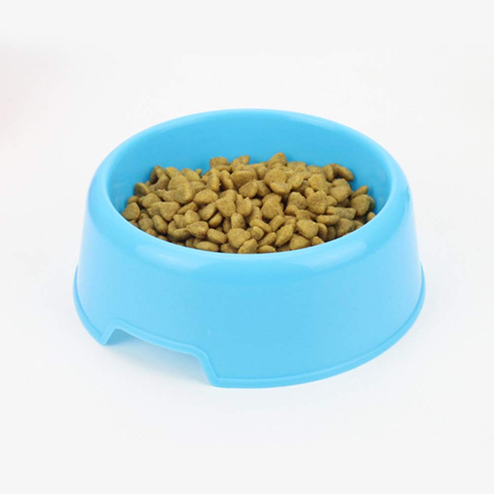 2pcs Round Pet Bowl for Dog Food & Water - Durable Feeding Dishes for Pets