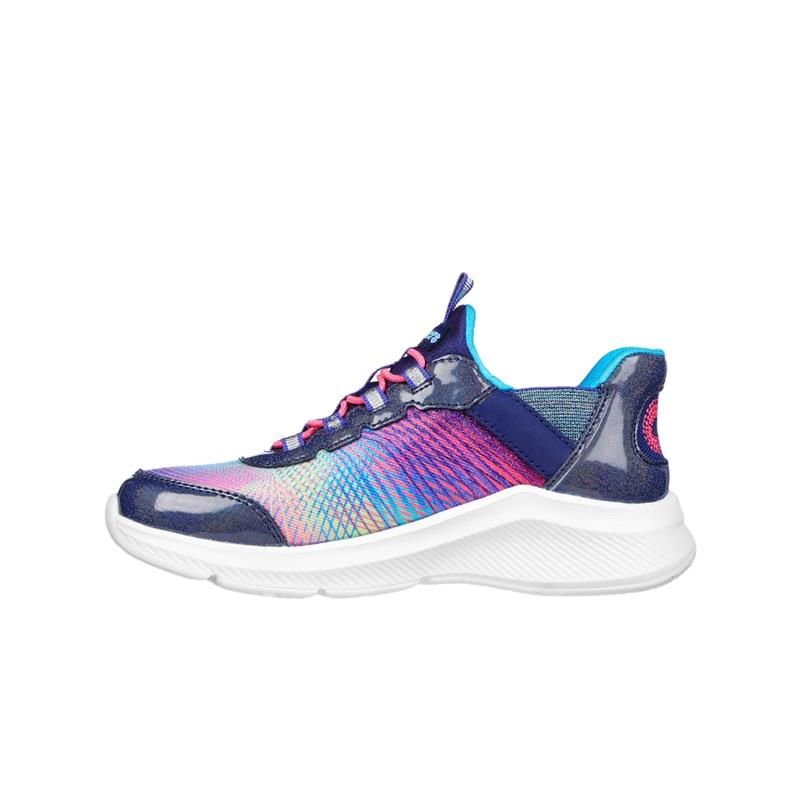 SLIP INS: DREAMY LITES Women's Comfortable Slip-On Shoes - Lightweight & Breathable for Everyday Wear | Perfect for Casual Outings, Work & Travel (Style 303514L/NVMT)