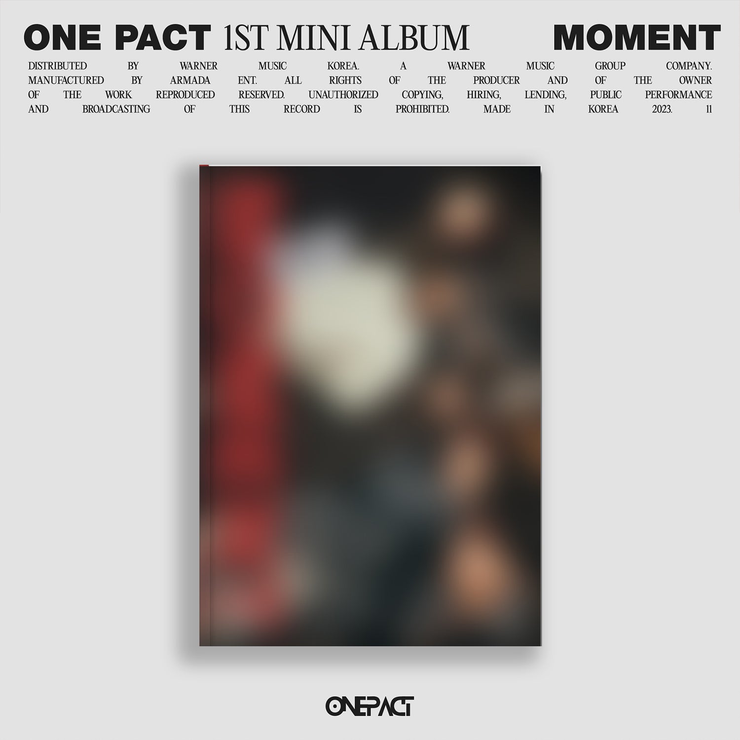ONE PACT 1ST MINI ALBUM 'MOMENT' - K-Pop Collectible CD with Photobook & Poster | Perfect for K-Pop Fans, Music Collectors and Gift Giving