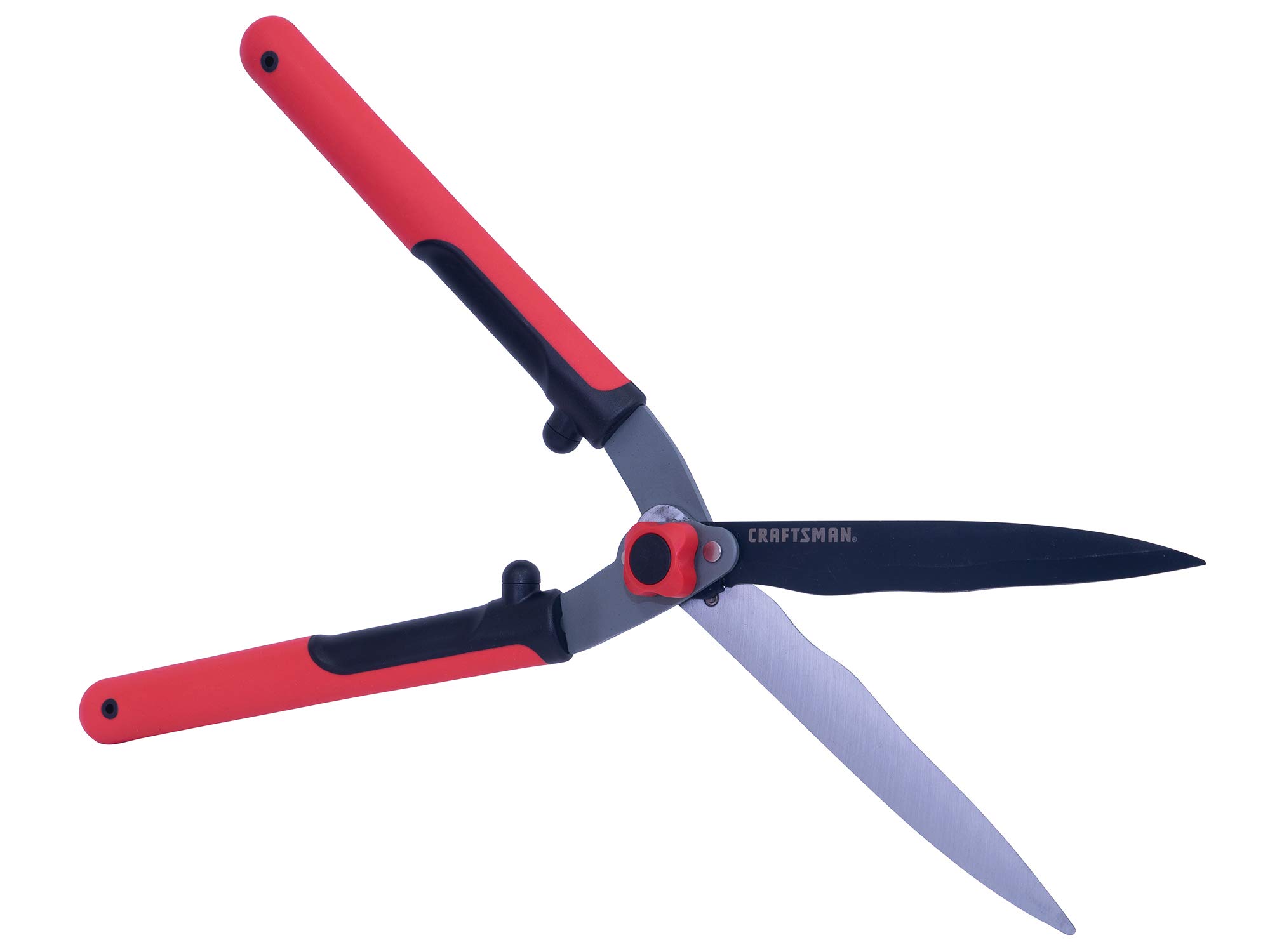 CRAFTSMAN CMXMKIT0190 3-Piece Leaf Clean-Up Set - Wavy Blade Hedge Shears, 22-Tine Wood Handle Lawn Rake & 6 Cu. Ft. Poly Tray Wheelbarrow (Red) - Perfect for Yard Work, Gardening, and Fall Leaf Cleanup