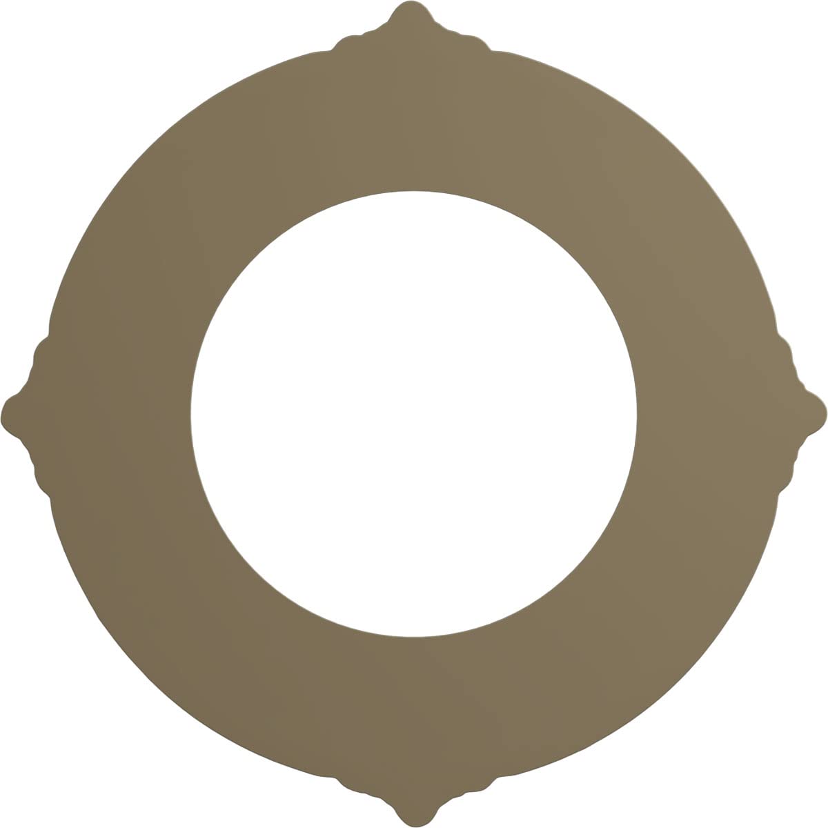 Ekena Millwork CM11BNPCC Benson Ceiling Medallion - 11 1/8