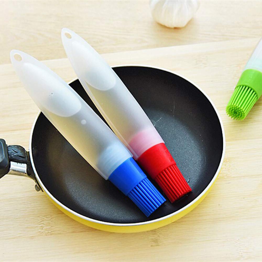 Yu2d Silicone Baking Brush - Non-Stick Pastry & Cake Oil Brush for Baking, Cooking, BBQ - Perfect for Basting, Glazing, and Greasing Pans
