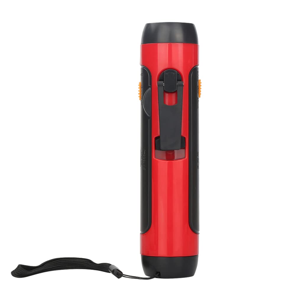Mini Hand Crank Emergency Radio with Dynamo Generator, NOAA Weather Alert, LED Flashlight & Siren - Portable Survival Gear for Hiking, Camping, Power Outages & Outdoor Adventures