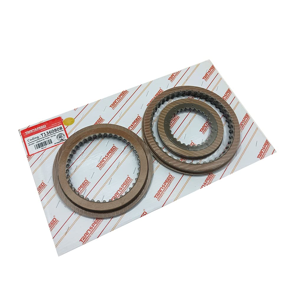 TRANSPEED U240E U241E Automatic Transmission Rebuild Friction Plates Kit - Compatible with TOYOTA ALPHARD, CAMRY & LEXUS ES, RX - Smooth Gear Shifting for Highway & City Driving