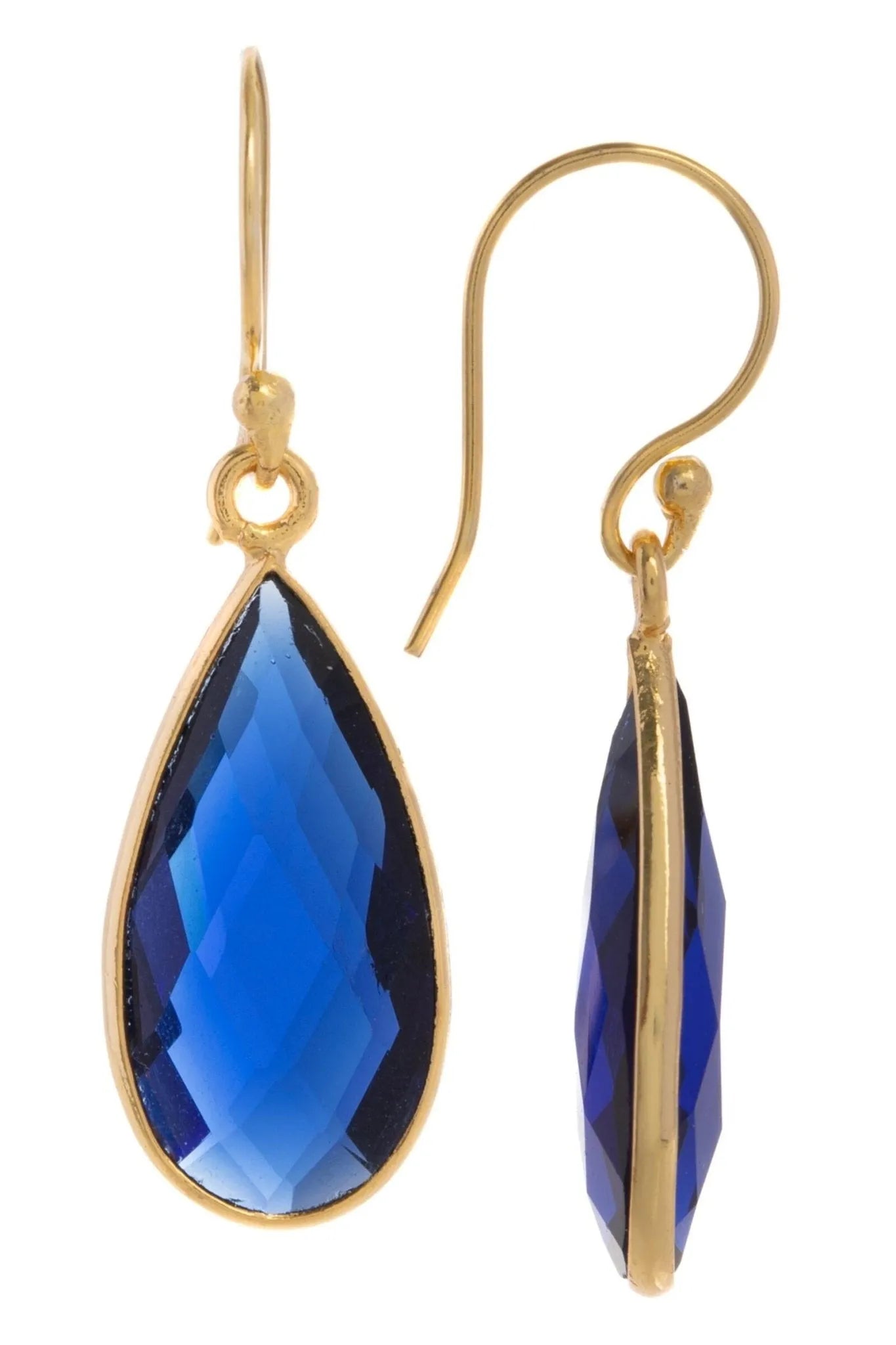 Elegant Single Gemstone Drop Earrings for Women - Dainty & Minimalist Jewelry for Parties, Weddings & Everyday Wear