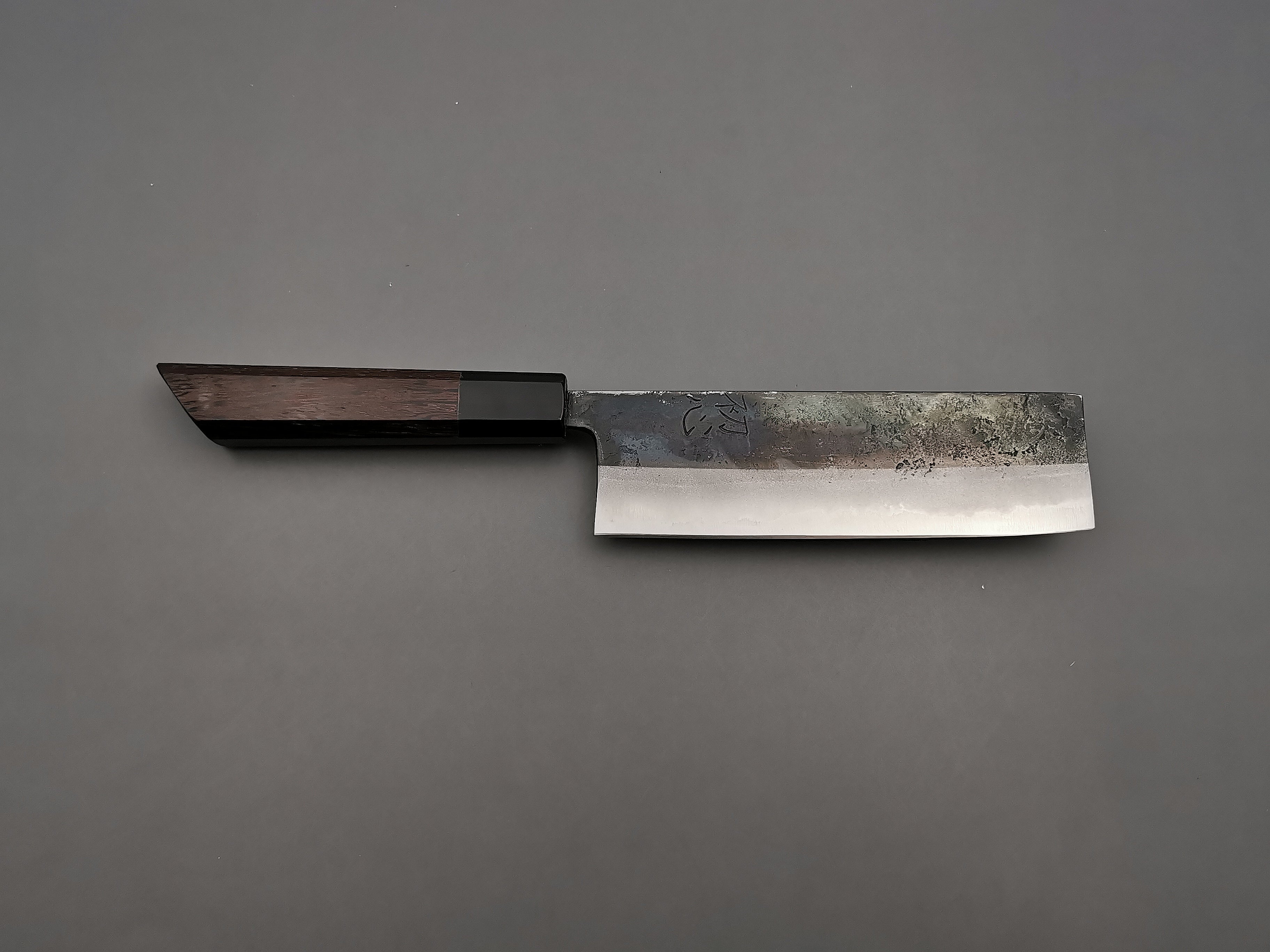 Hatsukokoro Kurosagi Nakiri Japanese Chef Knife - High Carbon Steel Blade for Precision Slicing, Dicing & Chopping - Perfect for Sushi, Vegetables & Meat Preparation