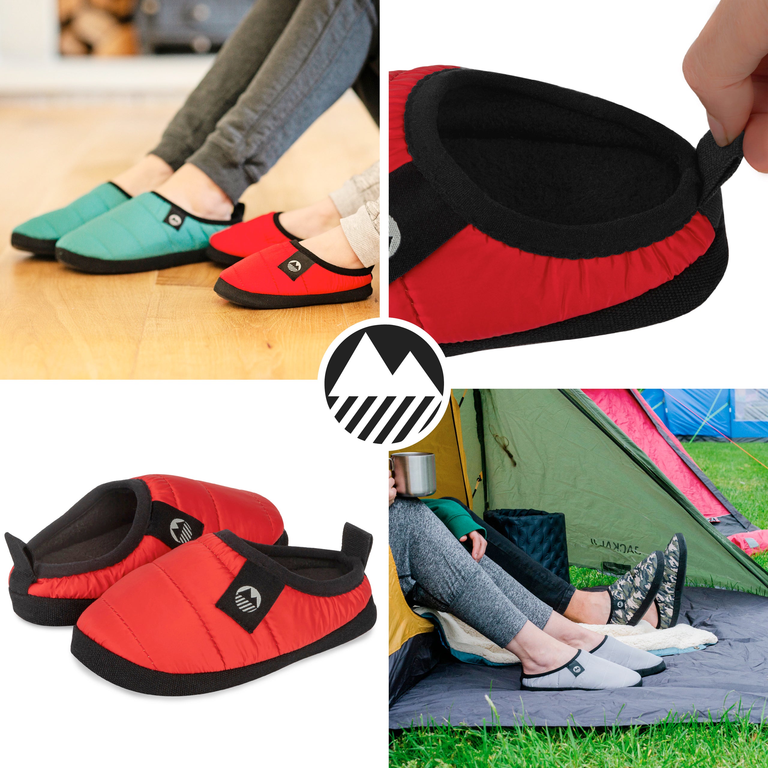 Ultra Warm Kids' Wolfa Tent Slippers - Cozy Indoor Winter Slippers for Boys & Girls, Perfect for Home, Camping & Sleepovers