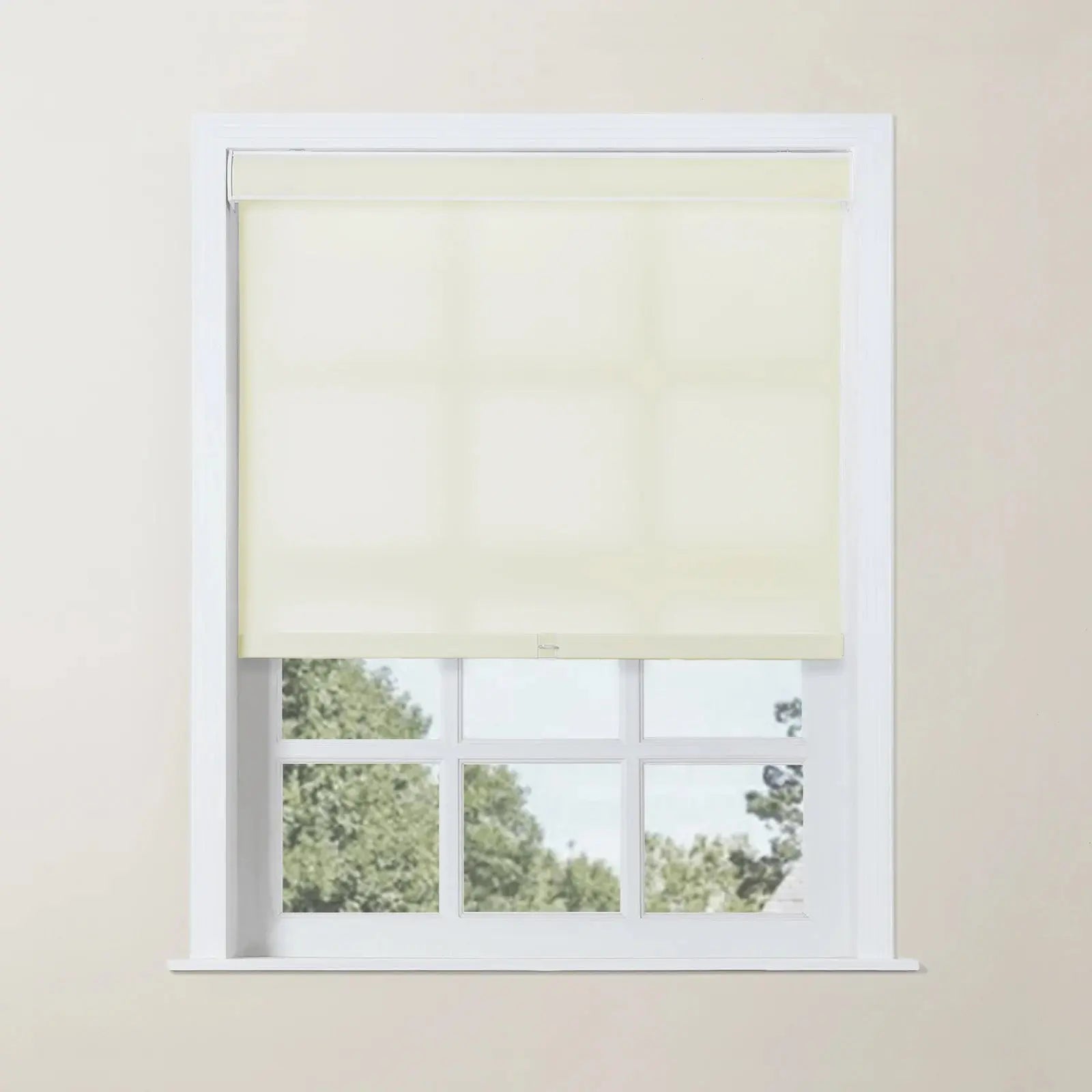 Alvin Basic Room Darkening Cordless Roller Shades - Blackout Window Coverings for Bedroom & Nursery - Noise Reducing & Energy Efficient Home Decor