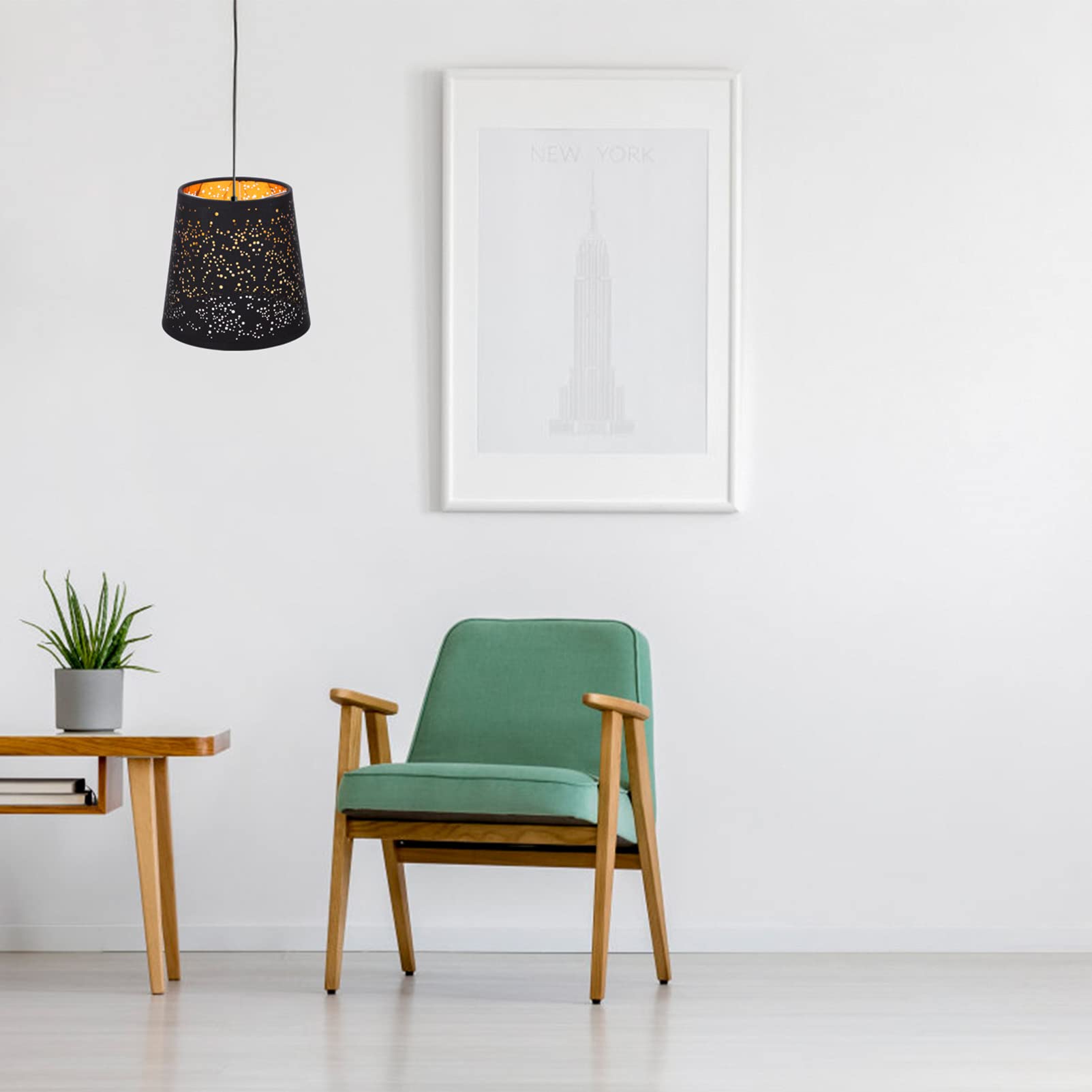 Premium OSALADI Linen Fabric Lampshade - Replacement Chandelier Shade, Wall Candelabra Light Cover for Living Room, Bedroom & Dining Room Decor