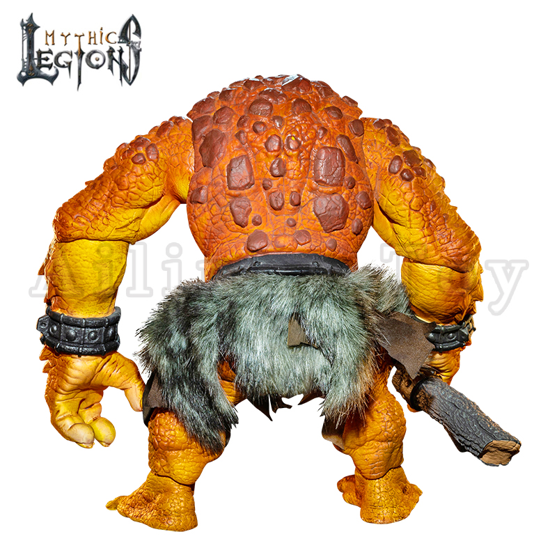 Mythic Legions 1/12 Scale 12-inch Brontus 2 Action Figure - Four Horsemen Studios All Stars Trolls Wave | Collectible Fantasy Warrior for Display & Role-Playing Games