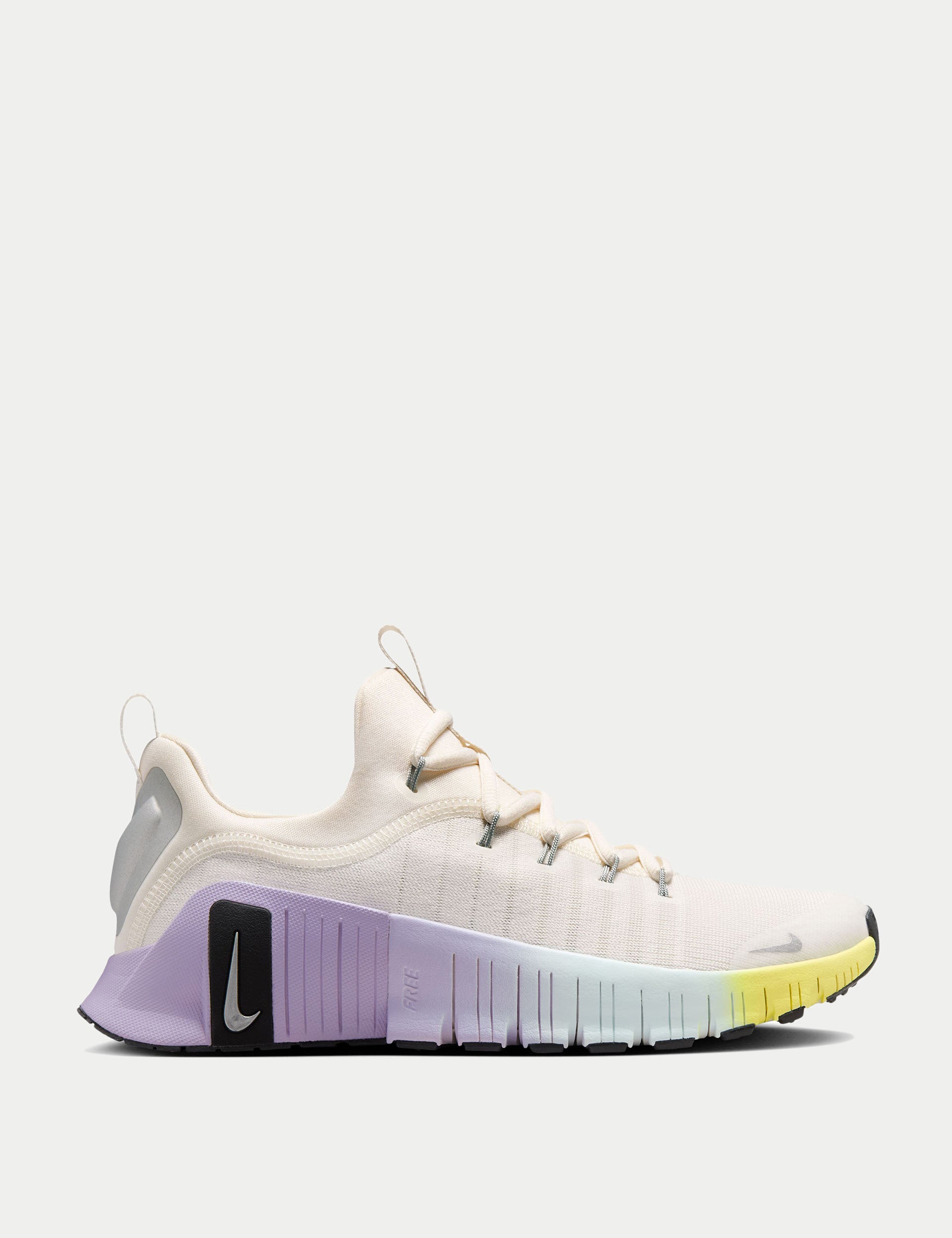 Nike Free Metcon 6 SE Training Shoes for Men & Women - Phantom/Black/Hydrangeas/Metallic Silver | CrossFit, Gym Workouts & Weightlifting