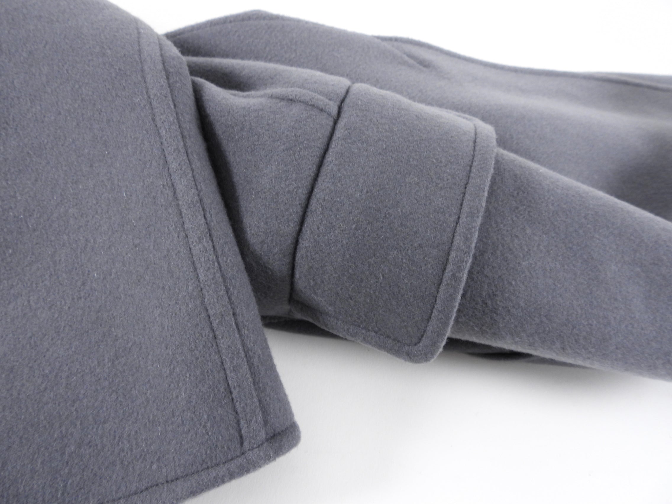 Celine Steel Grey Double Faced Cashmere Coat Women's Size 38/S - Luxury Winter Outerwear for Office & Evening Events
