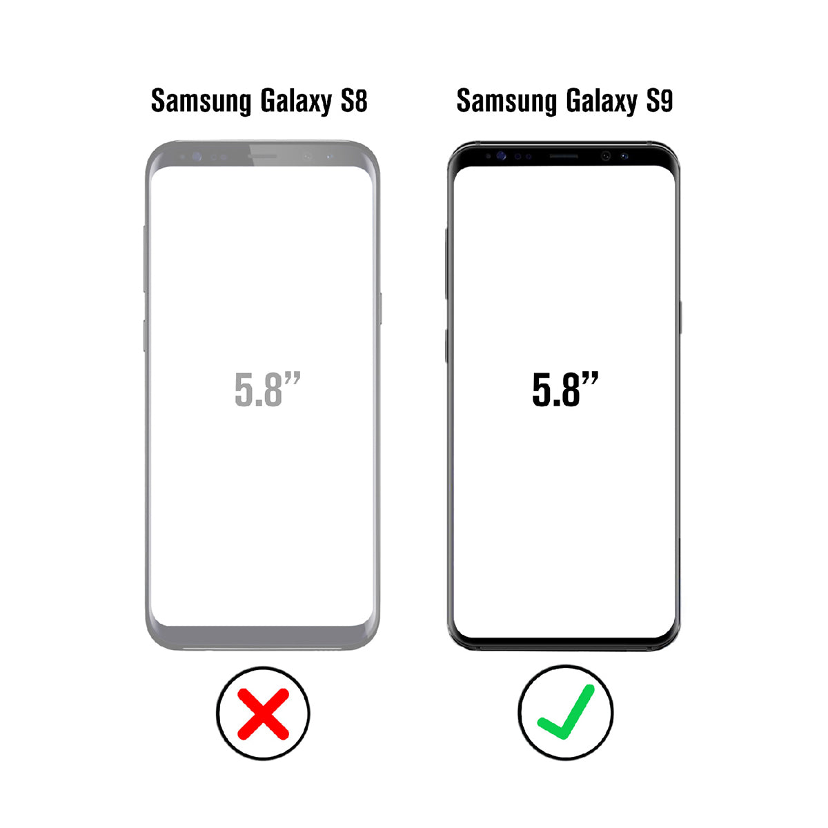 Samsung Galaxy S9 Shockproof Case - Heavy Duty Impact Protection Cover for Samsung Galaxy S9 - Perfect for Outdoor, Travel & Daily Use