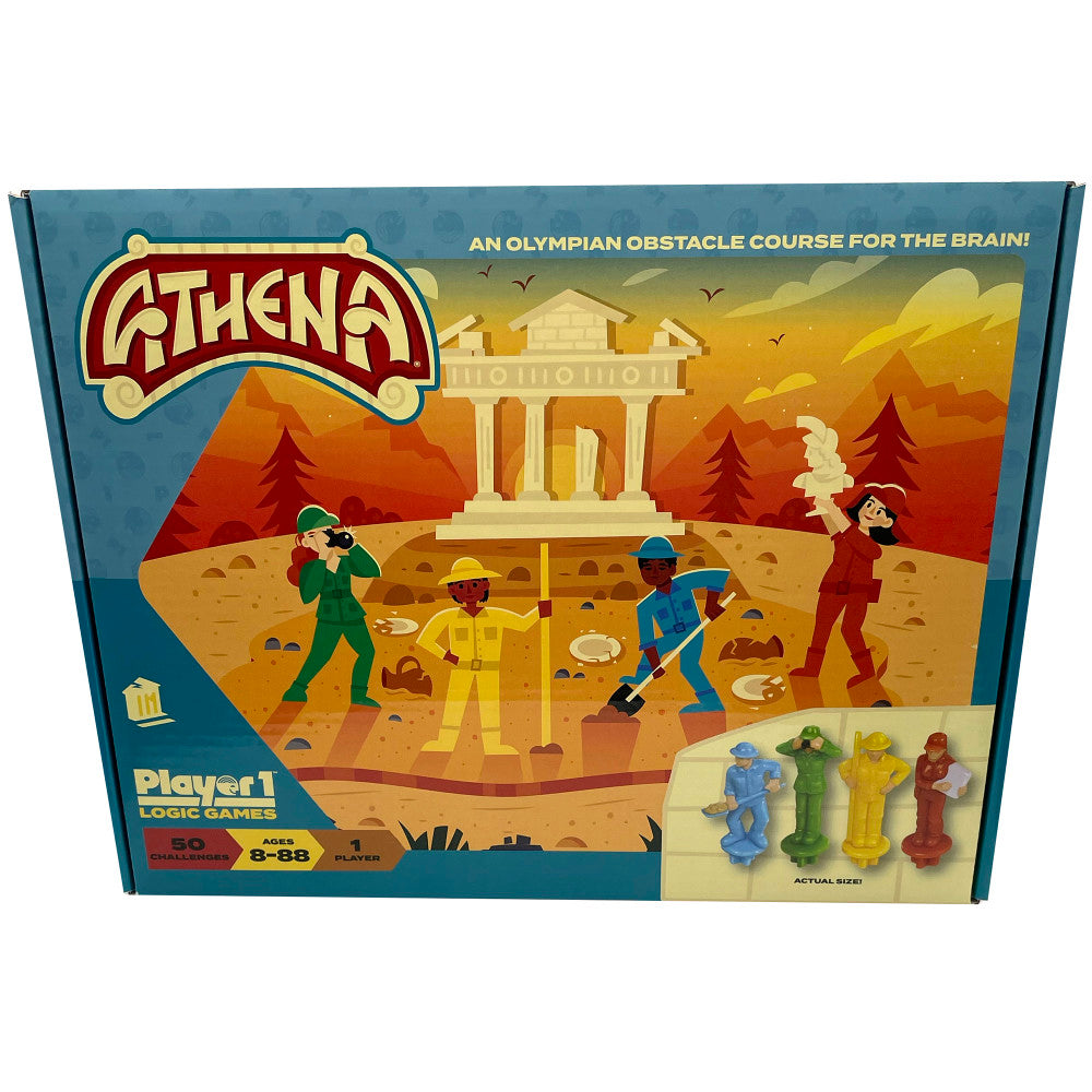 Athena Single Player Logic Puzzle Game - Brain Teaser for Adults & Kids - Perfect for Travel, Gifts & Family Game Night