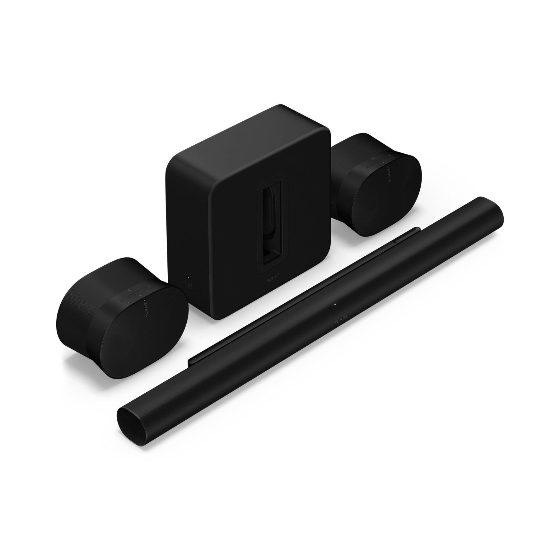 Sonos Ultimate Immersive Home Theater System with Arc Soundbar - Premium Dolby Atmos Surround Sound for Movies, Music & Gaming | Perfect for Living Rooms & Home Cinemas