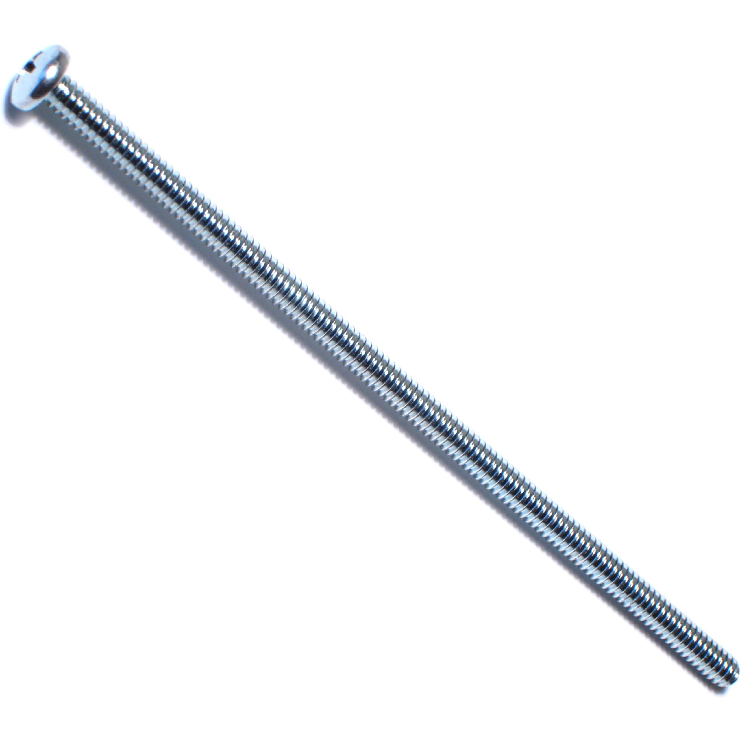 Phillips Pan Head Machine Screws 10-24 x 5/8 Inch (8-Pack) - Zinc Plated Steel Fasteners for Furniture, Electronics & DIY Projects