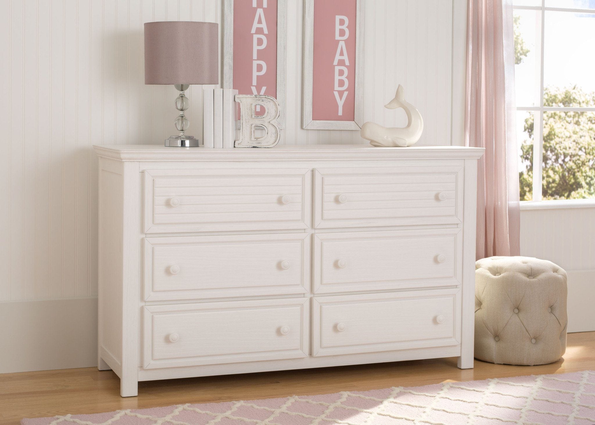Oakmont 6 Drawer Dresser - Solid Wood Bedroom Chest of Drawers for Clothes Storage | Perfect for Master Bedroom, Guest Room & Nursery Organization