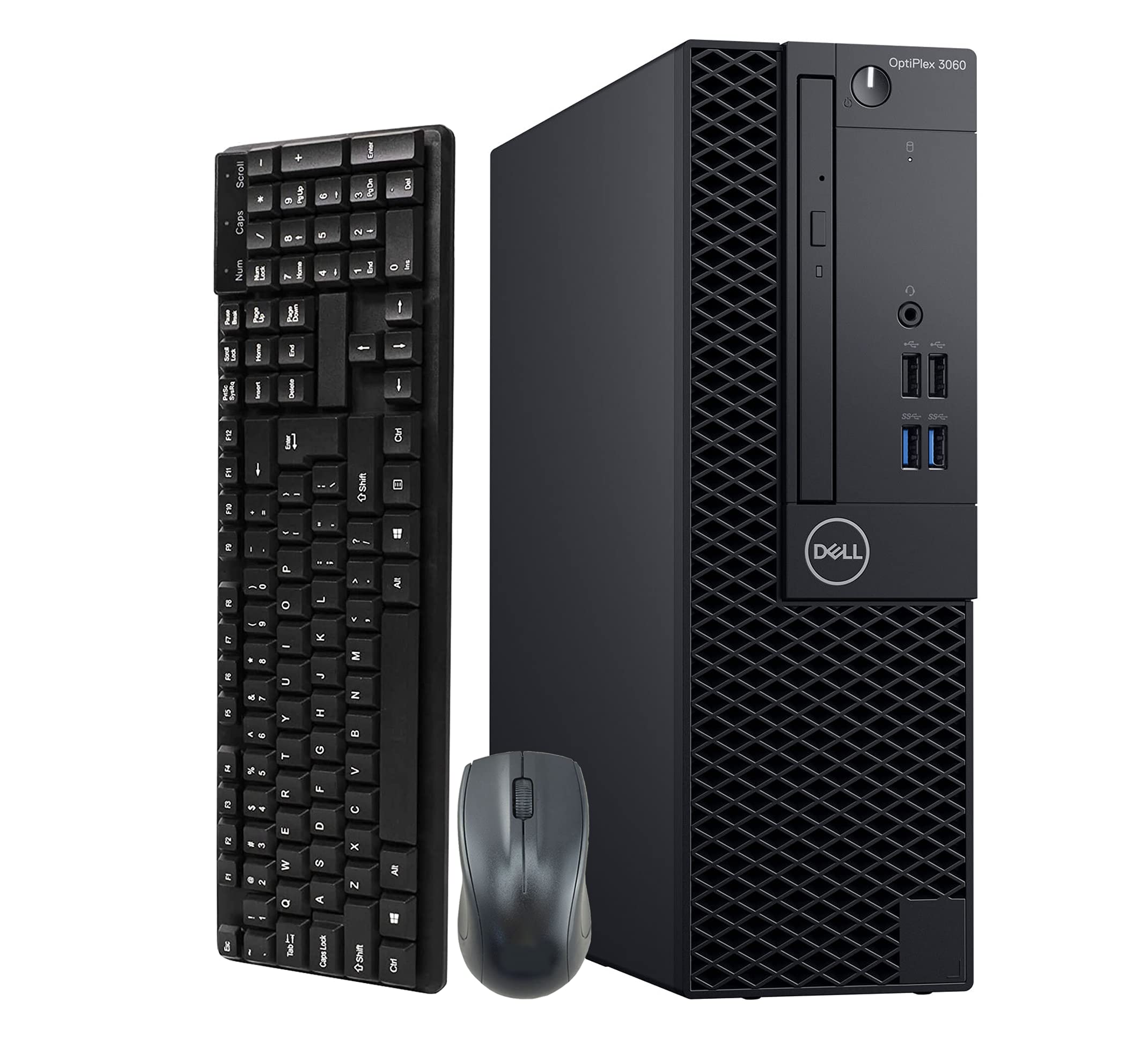 **Refurbished Dell Optiplex 3060 SFF Desktop PC - Intel Core i5-8400 8th Gen, 16GB DDR4 RAM, 512GB NVMe SSD + 2TB HDD, WiFi, Bluetooth, Windows 10 - Perfect for Home Office, Business & Gaming**