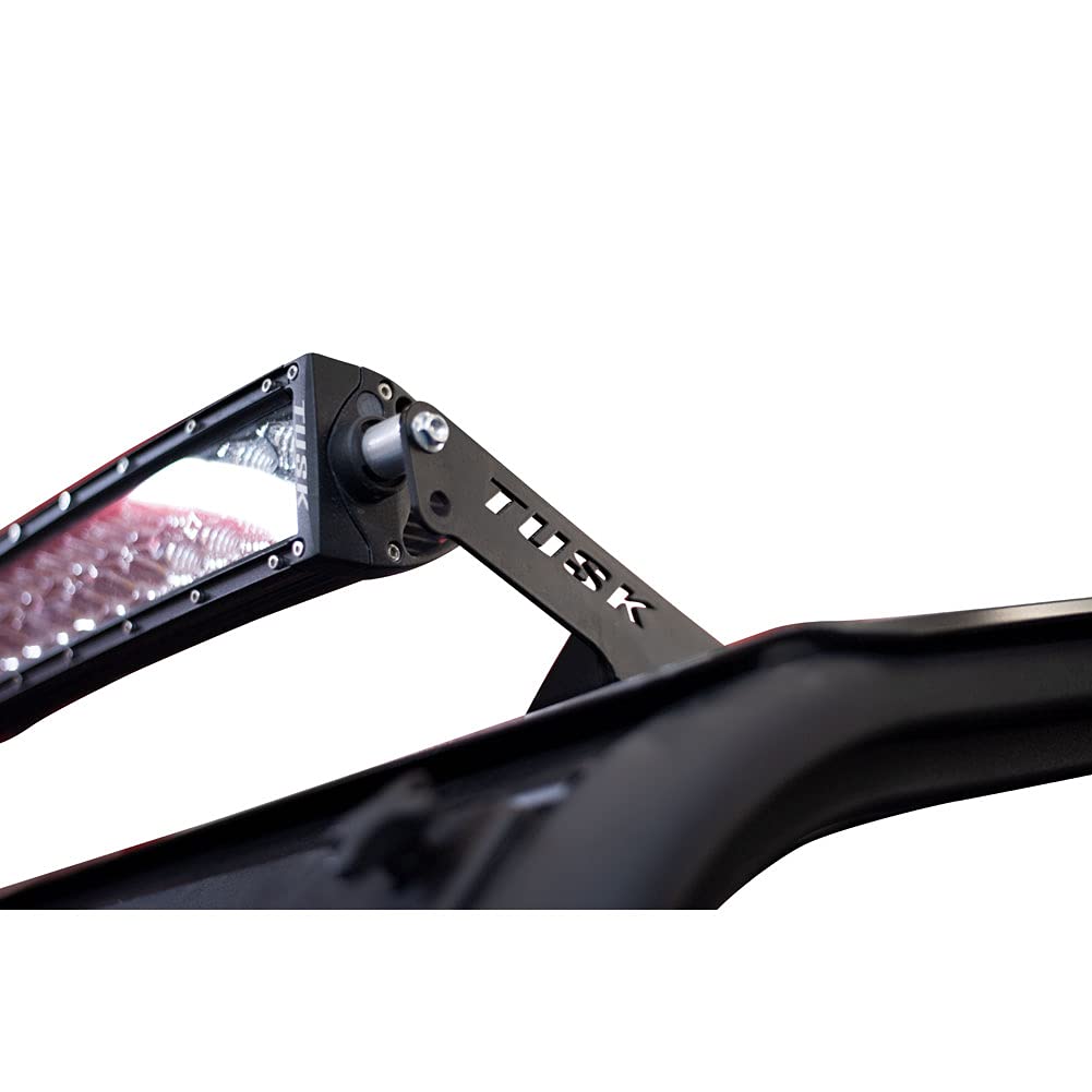 Tusk 30 Inch LED Light Bar Brackets for Off-Road Trucks & ATVs - Straight & Curved Mounting Options for Jeep, UTV, and 4x4 Vehicles