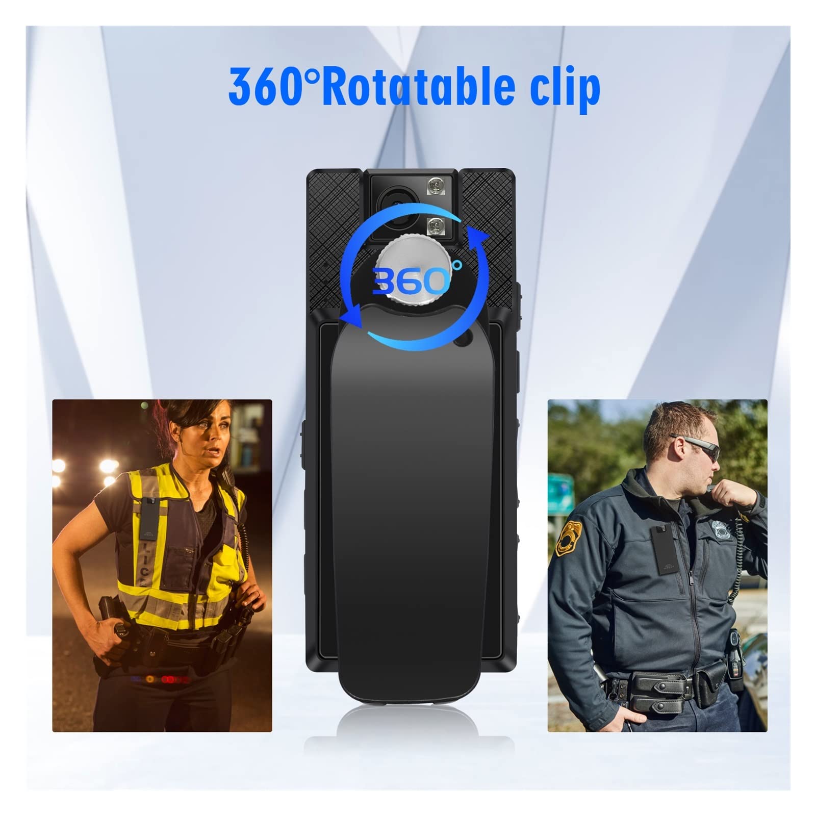 BODORME A52 1080P Full HD Action Camera with Motion Detection, 360° Rotatable Clip & 8GB TF Card - Perfect for Sports, Adventure, Vlogging & Underwater Recording