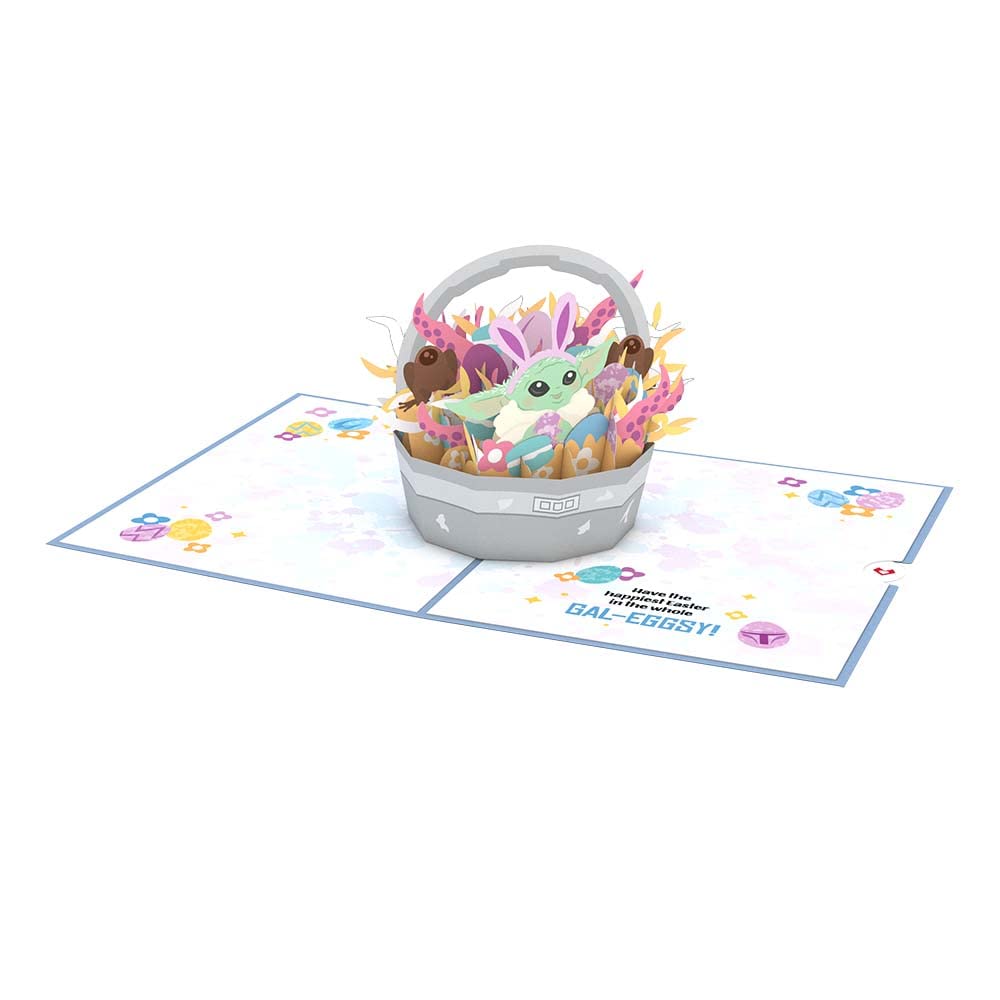 Lovepop Star Wars™ The Mandalorian™ 3D Pop-Up Easter Greeting Card – Handcrafted Galactic Easter Egg Design – 5