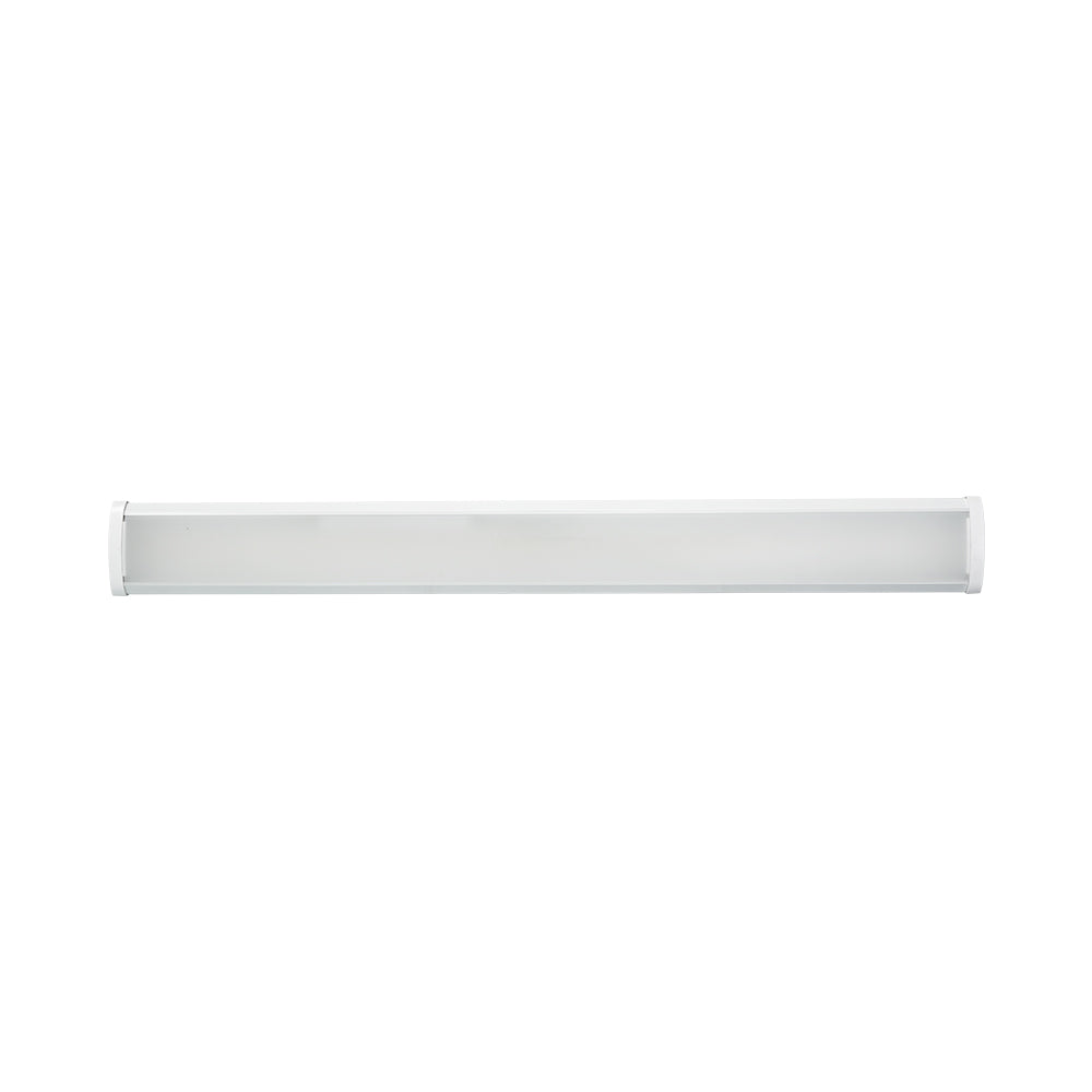 4ft LED Wraparound Light Fixture - 5500 Lumens, 48W, 35K/40K/50K Color Temperature, 120-277V - Perfect for Office, Garage, Warehouse & Commercial Lighting