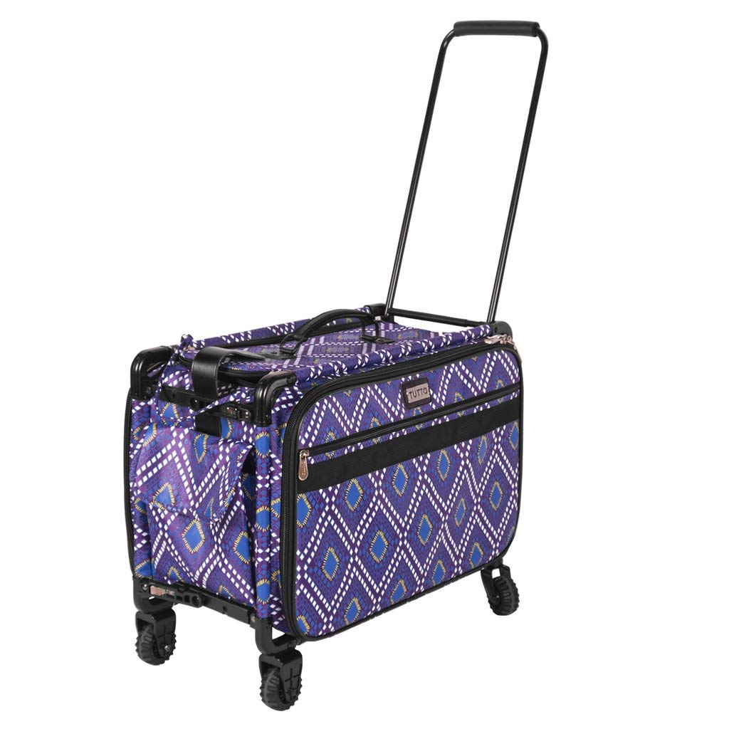 Tutto Brown 19 Inch Embroidery Project Bag - Perfect for Sewing, Quilting & Craft Supplies Storage - Durable Organizer for Needlework & DIY Accessories