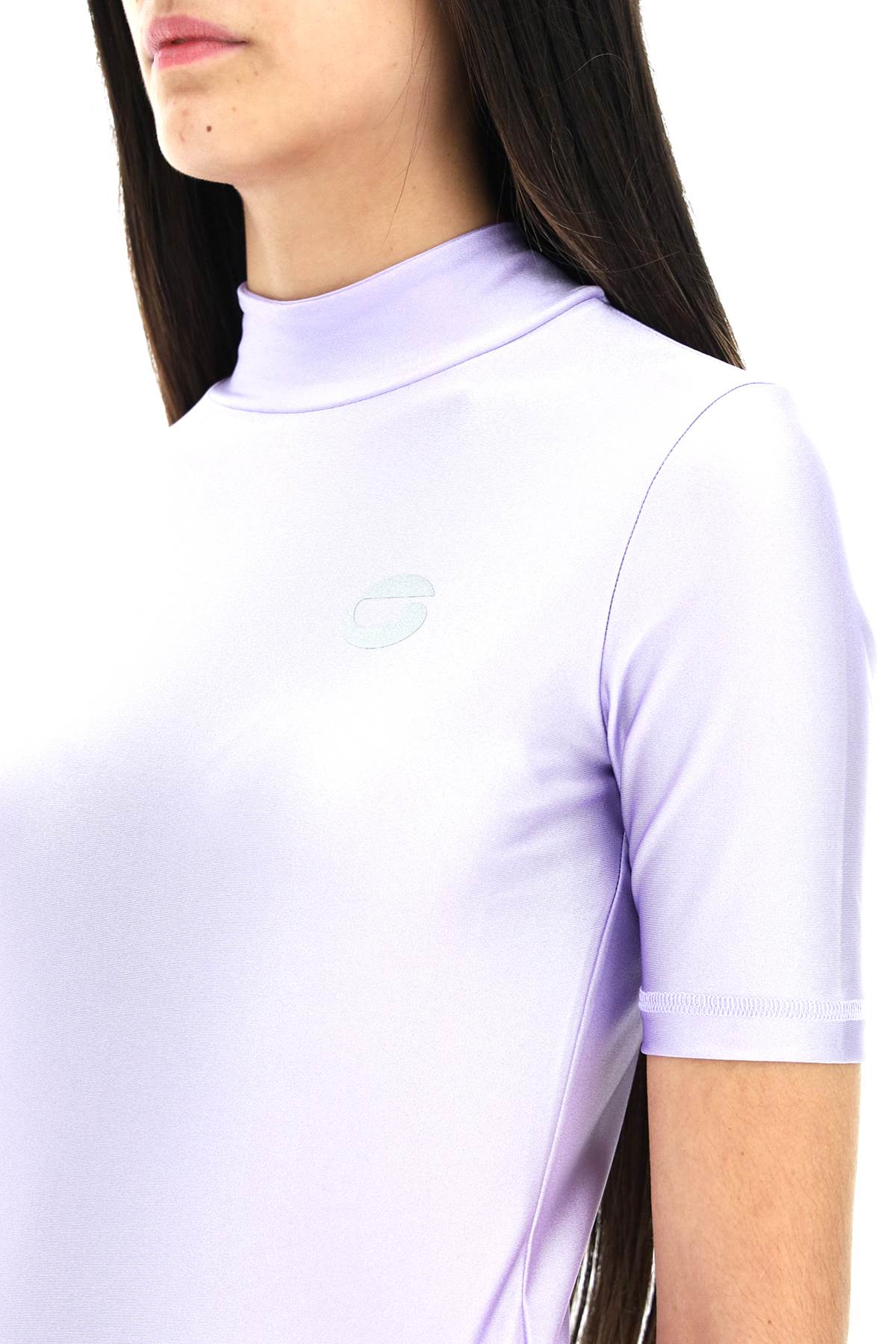Coperni Satin Finish Jersey Top - Women's Elegant Blouse for Work & Evening Outfits | Perfect for Office, Parties & Special Occasions