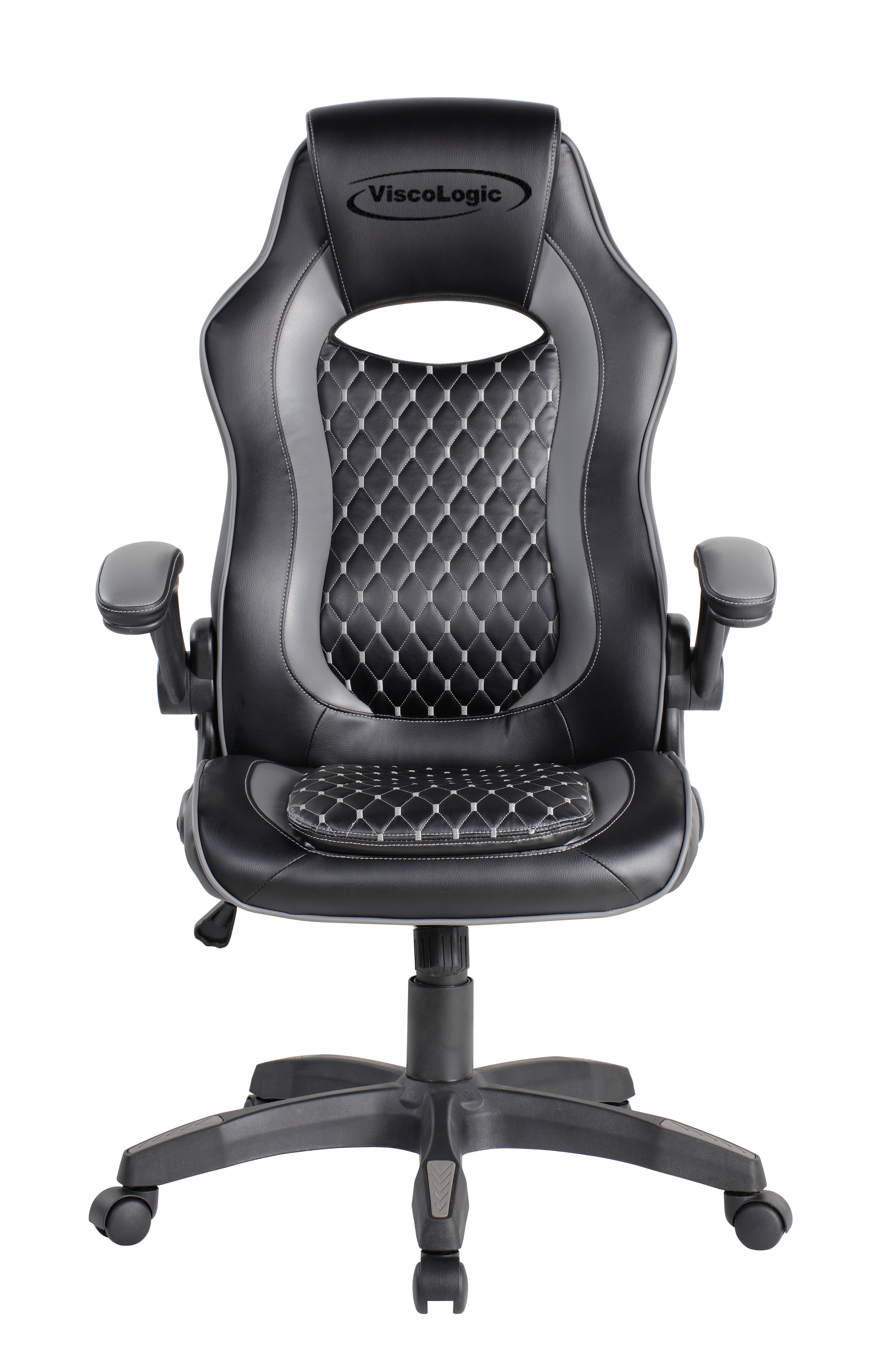 HAWK SERIES 9520 Ergonomic Gaming Chair - Black & Grey - High Back Racing Style for PC & Console Gamers - Perfect for Esports, Streaming & Office Work