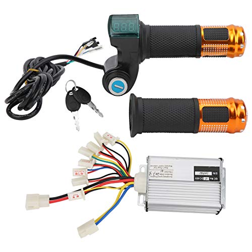 Universal E-Bike Brush Controller & Display Set for Electric Bicycles - Lightweight & Durable