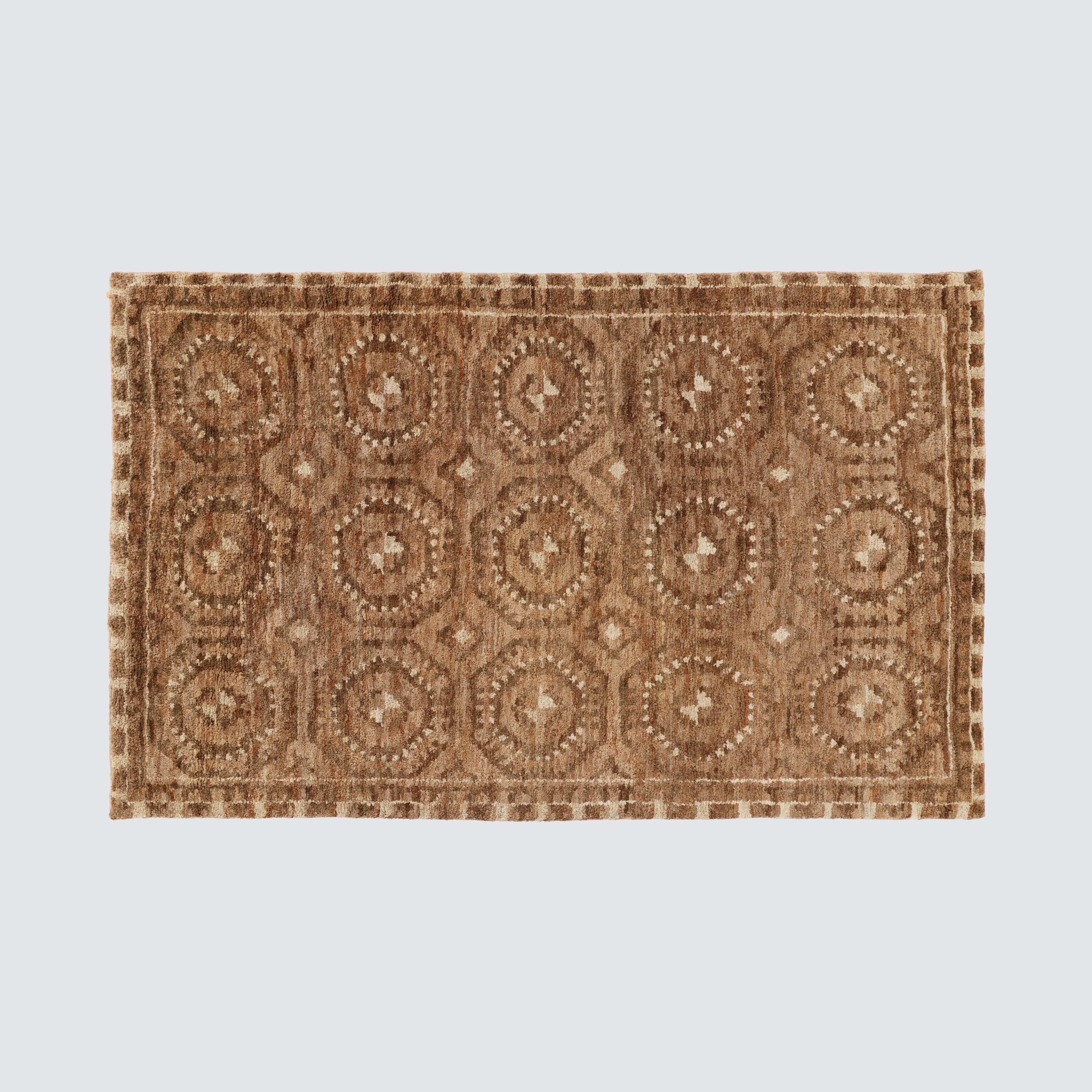 Eco-Friendly Ila Jute Area Rug - Natural Handwoven Floor Mat for Living Room, Bedroom & Dining Area - Sustainable Home Decor