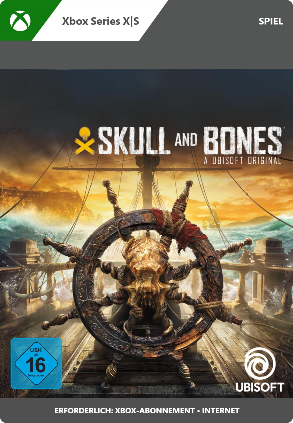 Skull and Bones Standard Edition - Xbox Series X|S Digital Download Code | Pirate Adventure Game for Multiplayer & Open-World Exploration